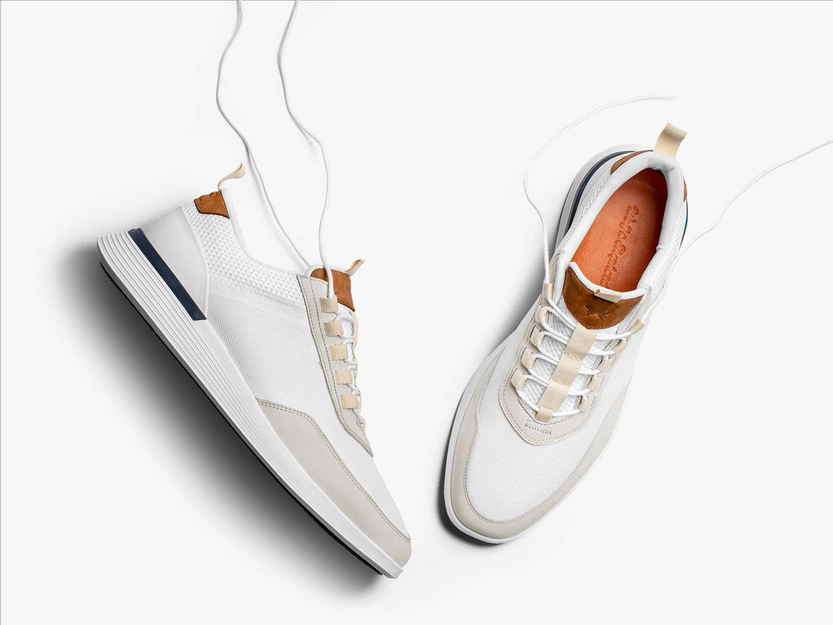 Wolf & Shepherd Cream Derby Shoes for Men Wolf and Shepherd Review: Athletic and Dress Shoes Combined main image 3