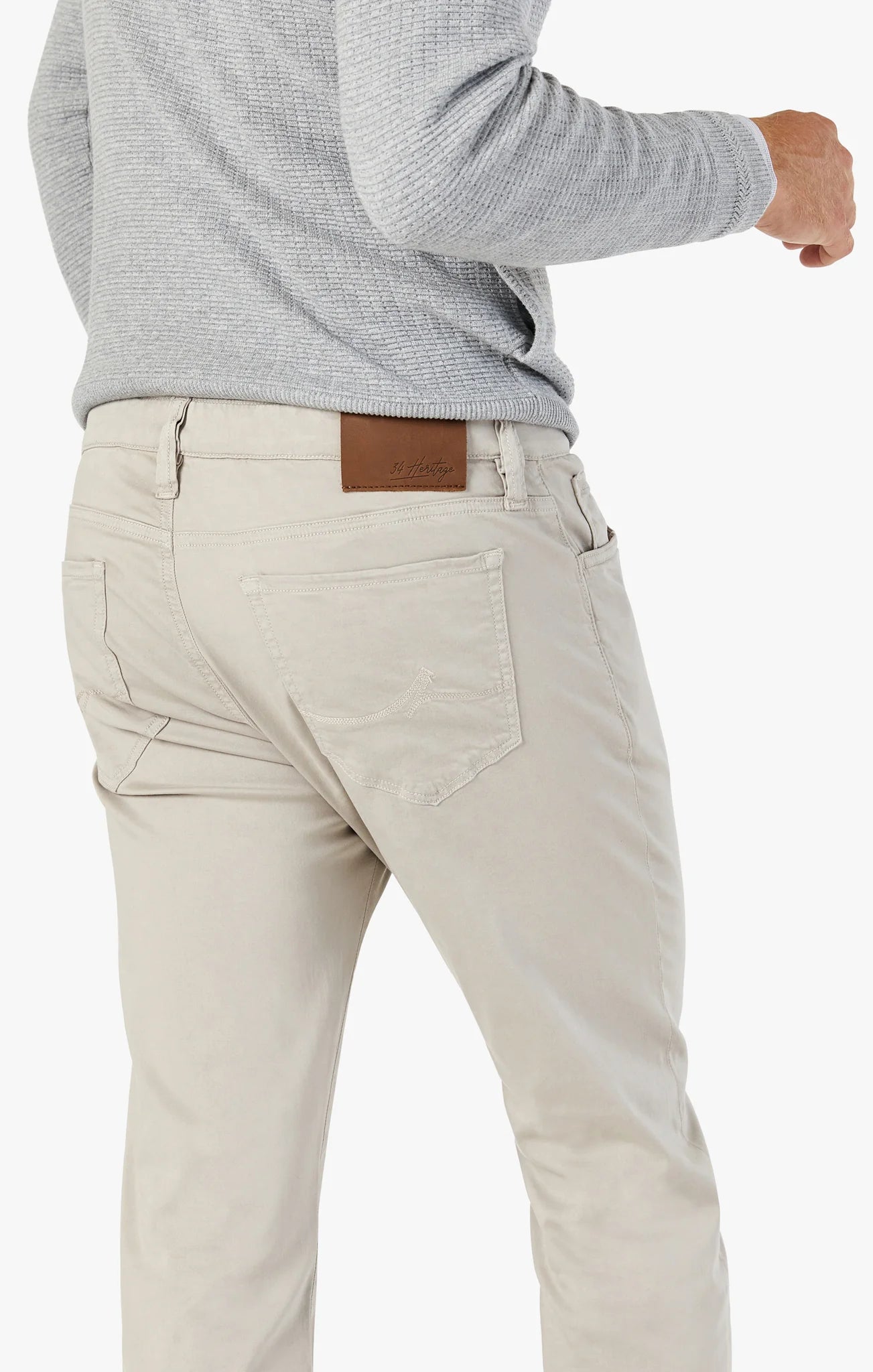 34 Heritage | Courage Straight Leg Pants | Beige