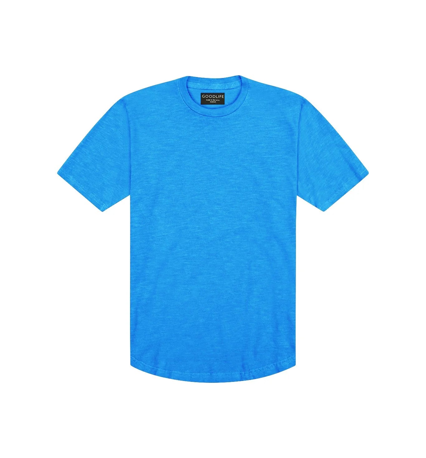 Sun-Faded Slub Scallop Crew