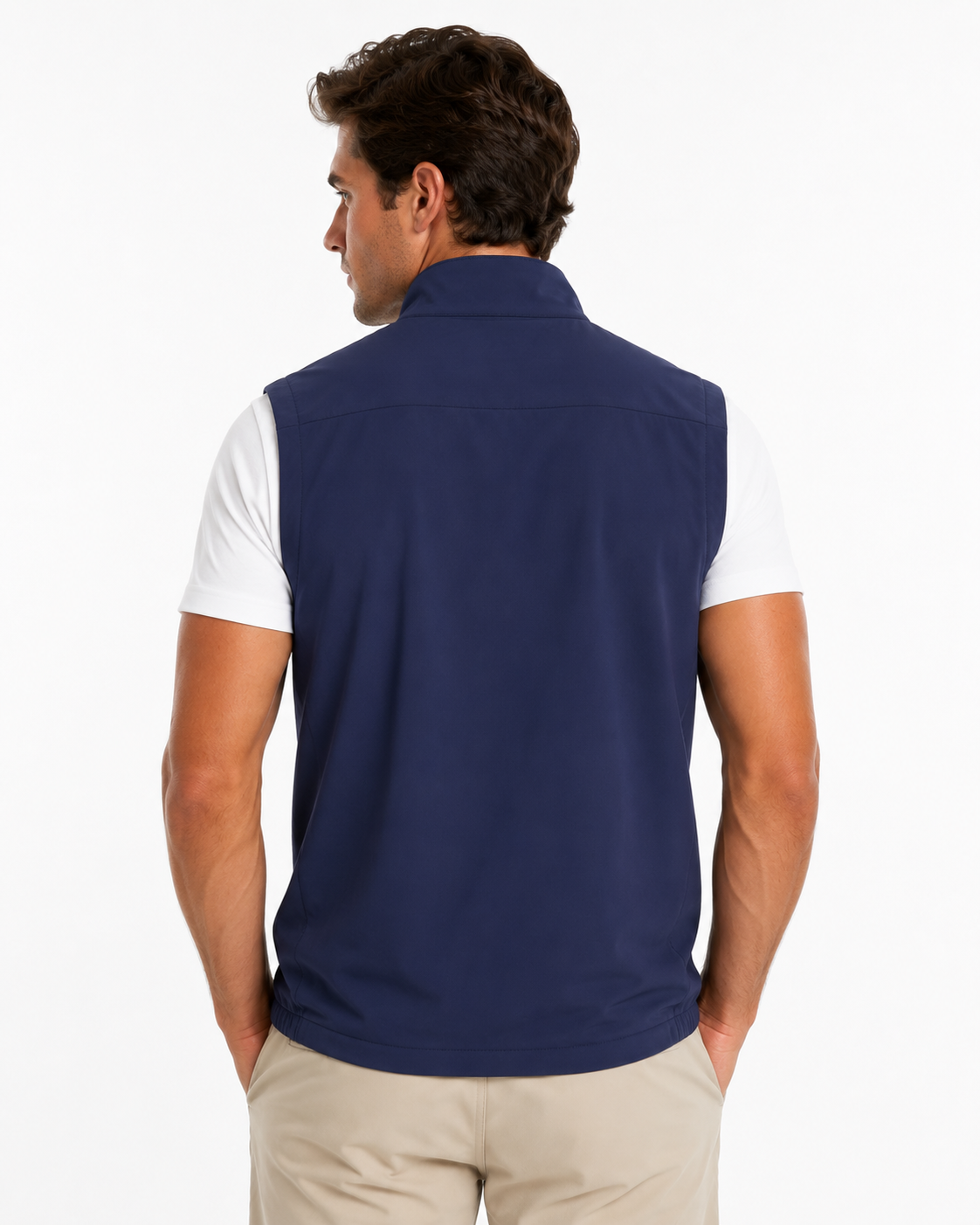 SUN DAY RED | Del Mar Soft Shell Vest | Navy
