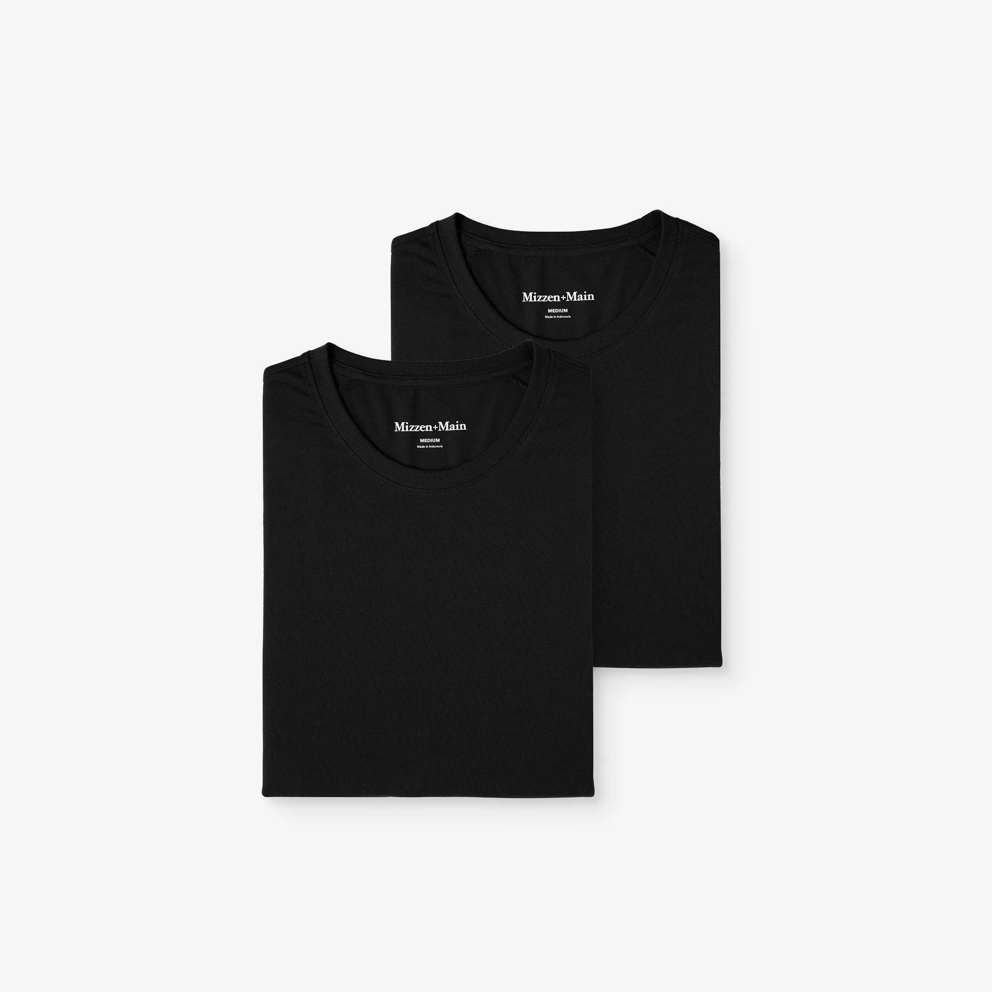 Mizzen+Main | Two-pack Undershirt | Black