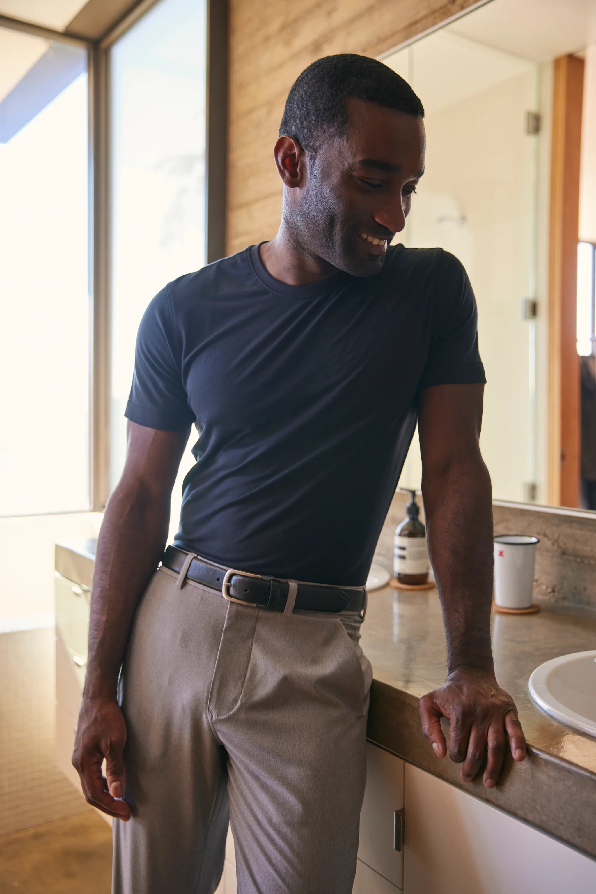Mizzen+Main | Two-pack Undershirt | Black