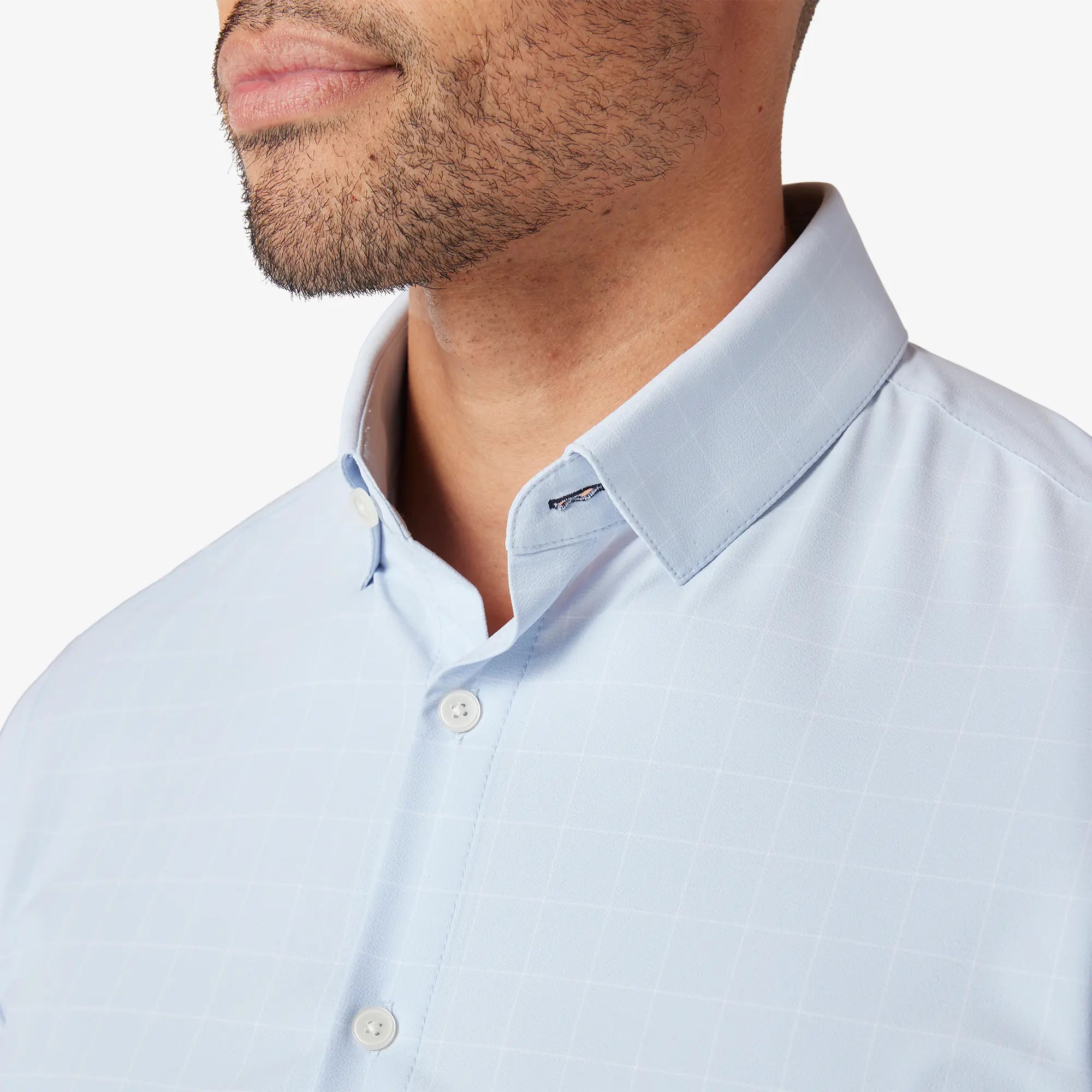 Monaco Sky Lexington Plaid Dress Shirt