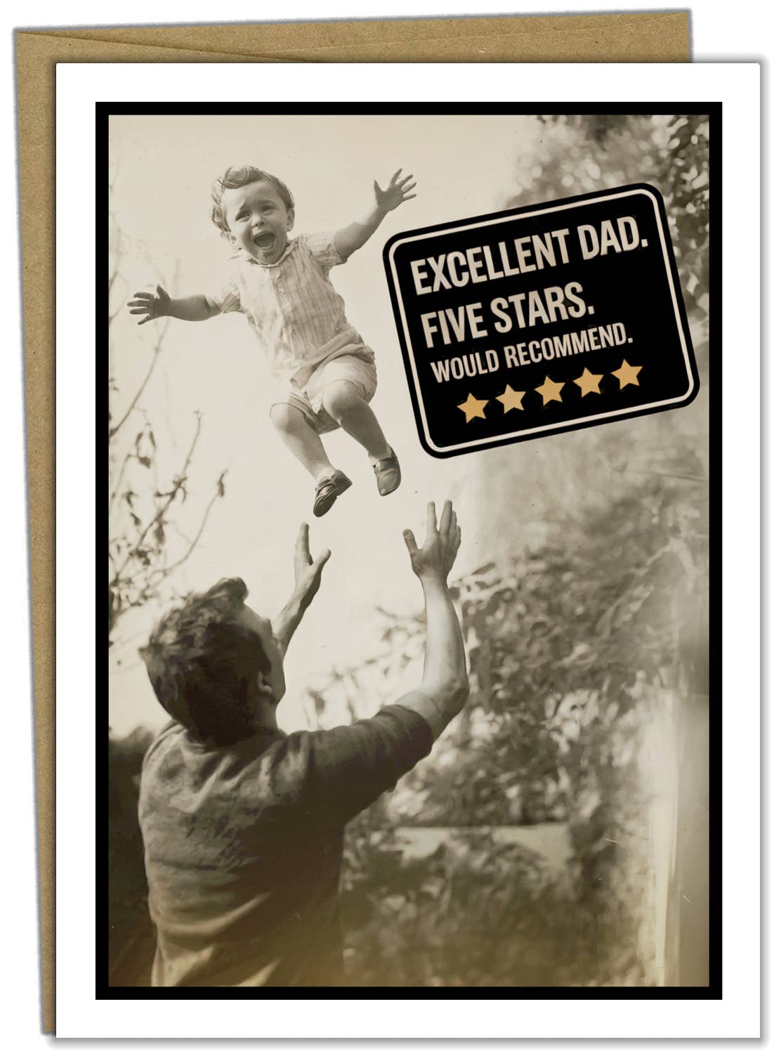 Katie Doodle | Funny Fathers Day Card | White