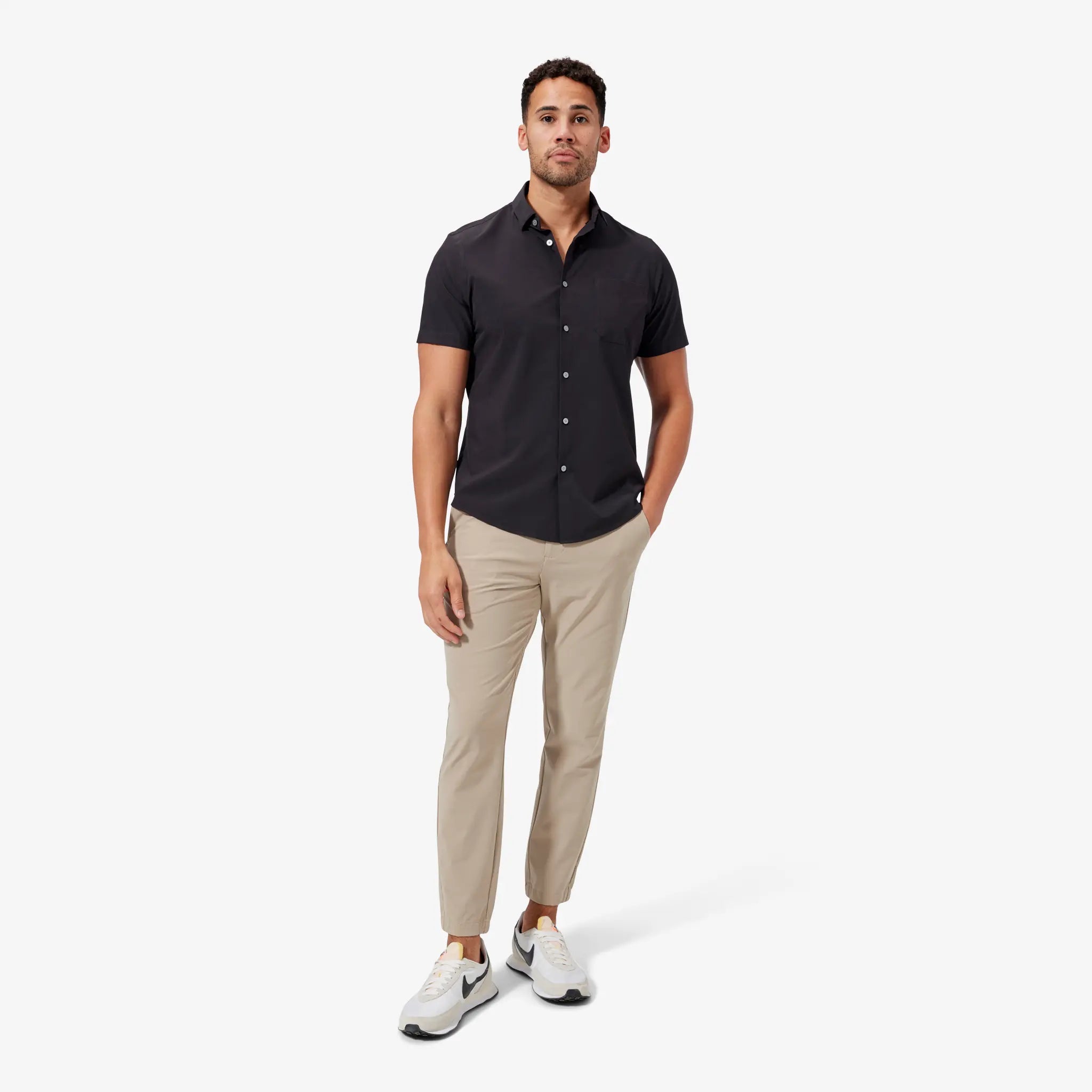 Mizzen+Main | Leeward Short Sleeve | Black