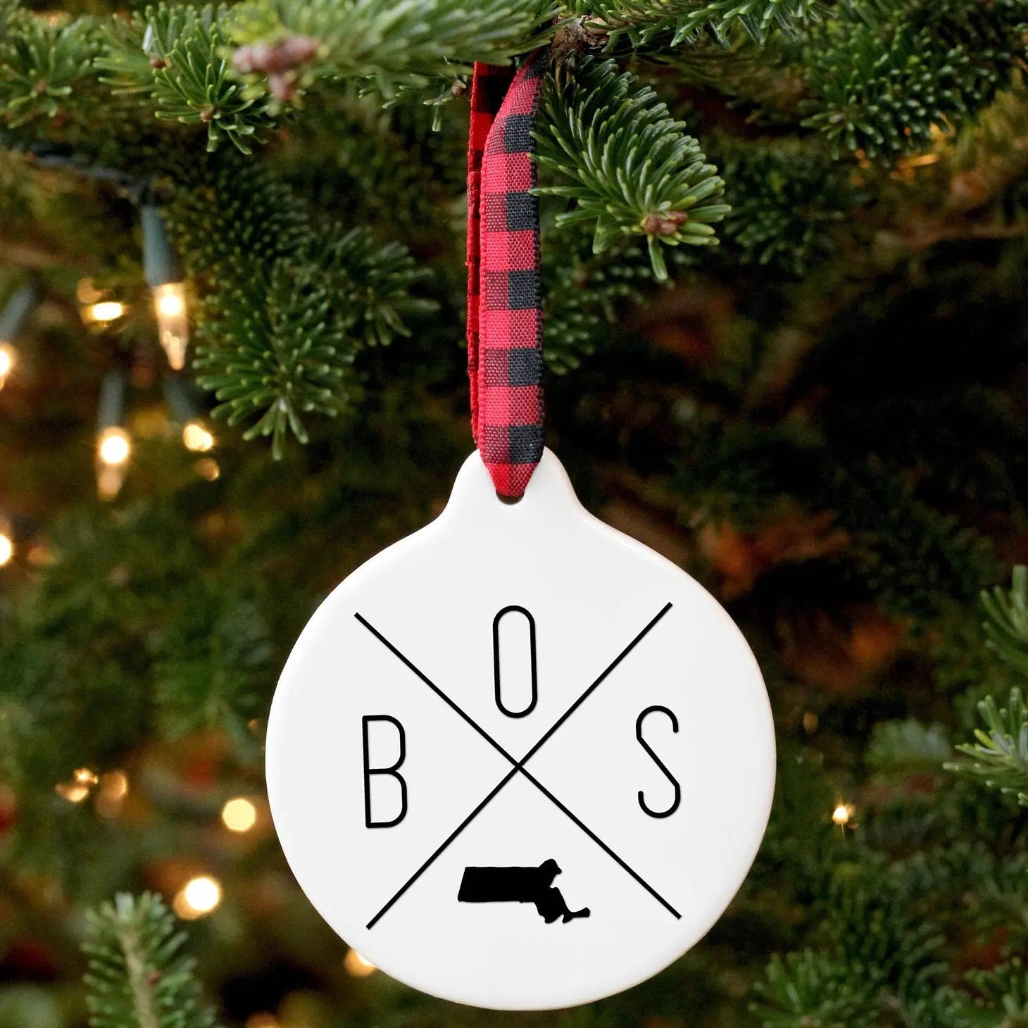 Boston BOS Ornament