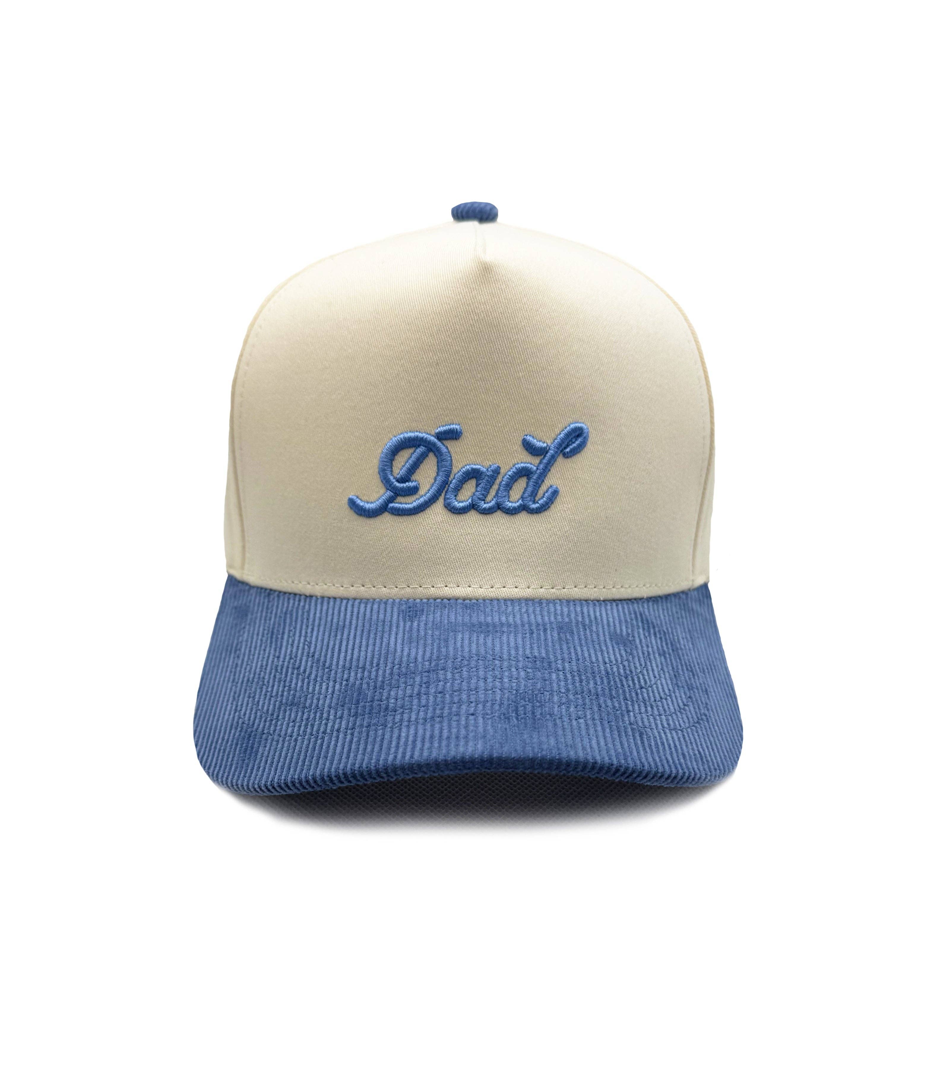 Dad Brand Apparel | Two-Tone Cream & Baby Blue Corduroy | Beige