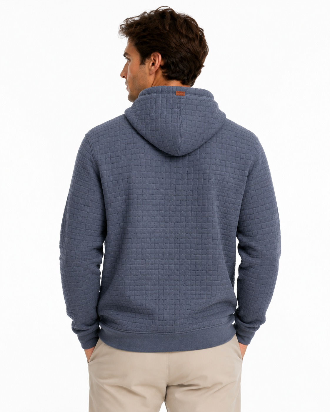 SUN DAY RED | Redwood Quilted Hoodie | Navy