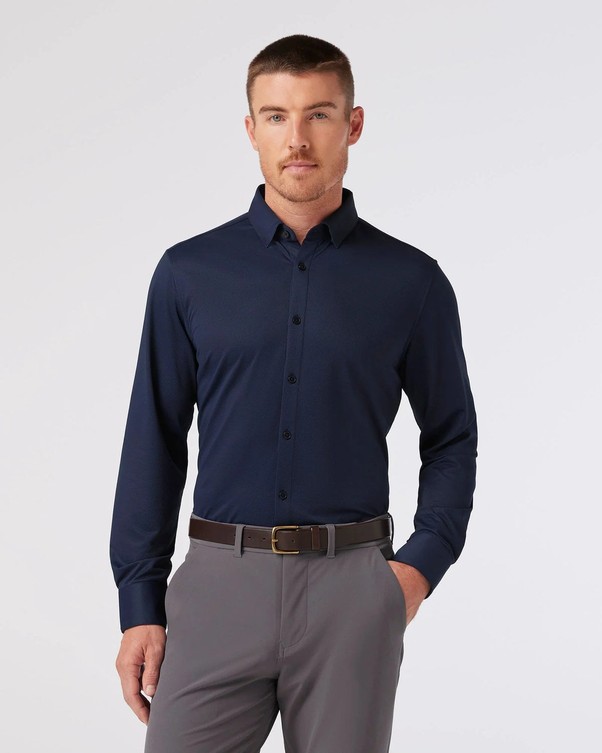 Mizzen+Main | Halyard Dress Shirt | Navy