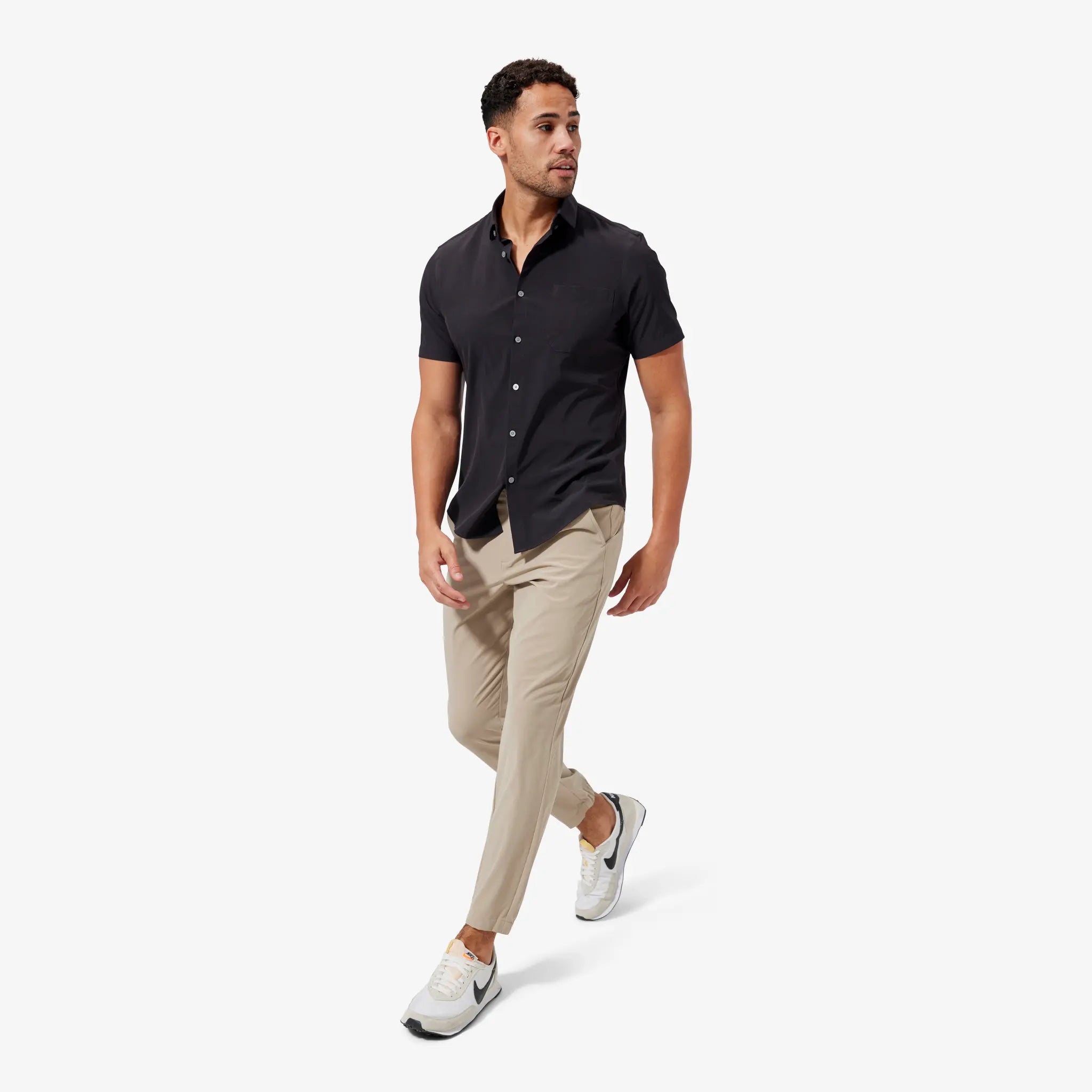 Mizzen+Main | Leeward Short Sleeve | Black