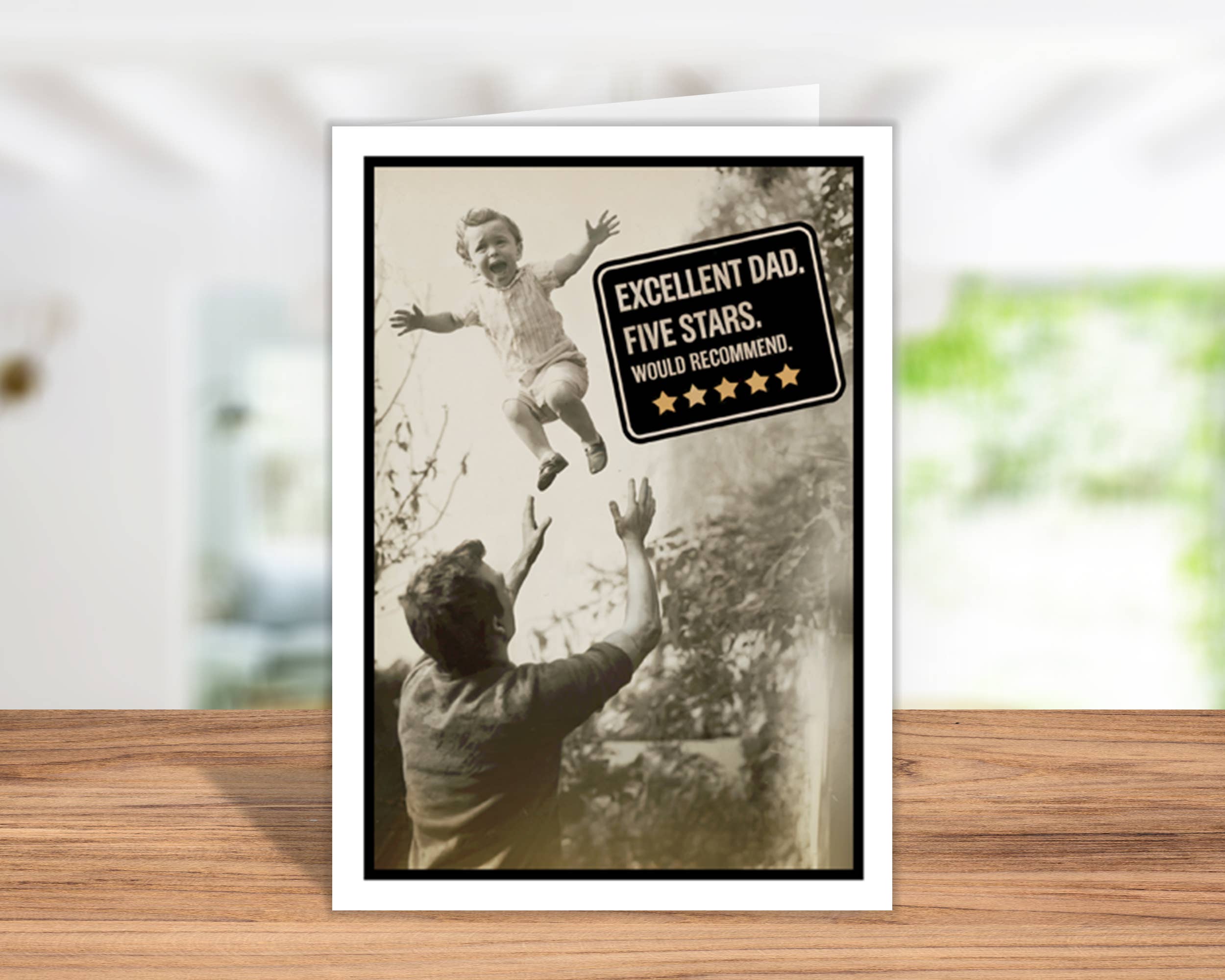 Katie Doodle | Funny Fathers Day Card | White