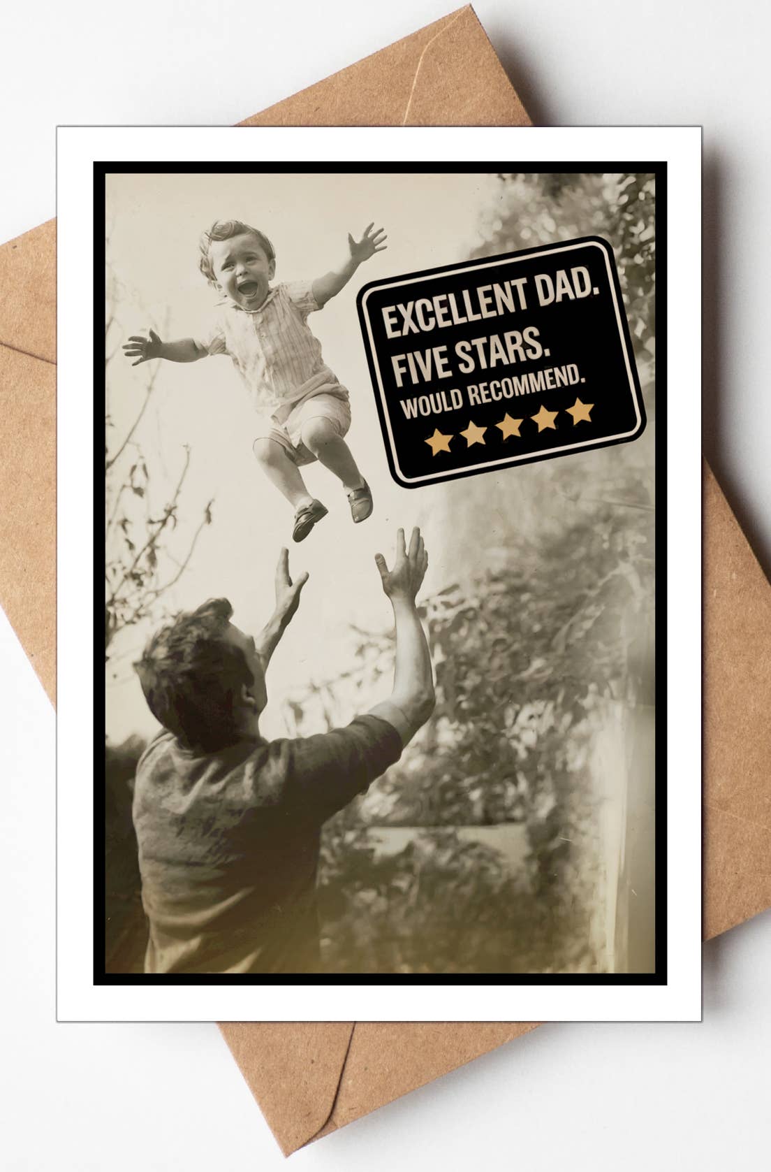 Katie Doodle | Funny Fathers Day Card | White