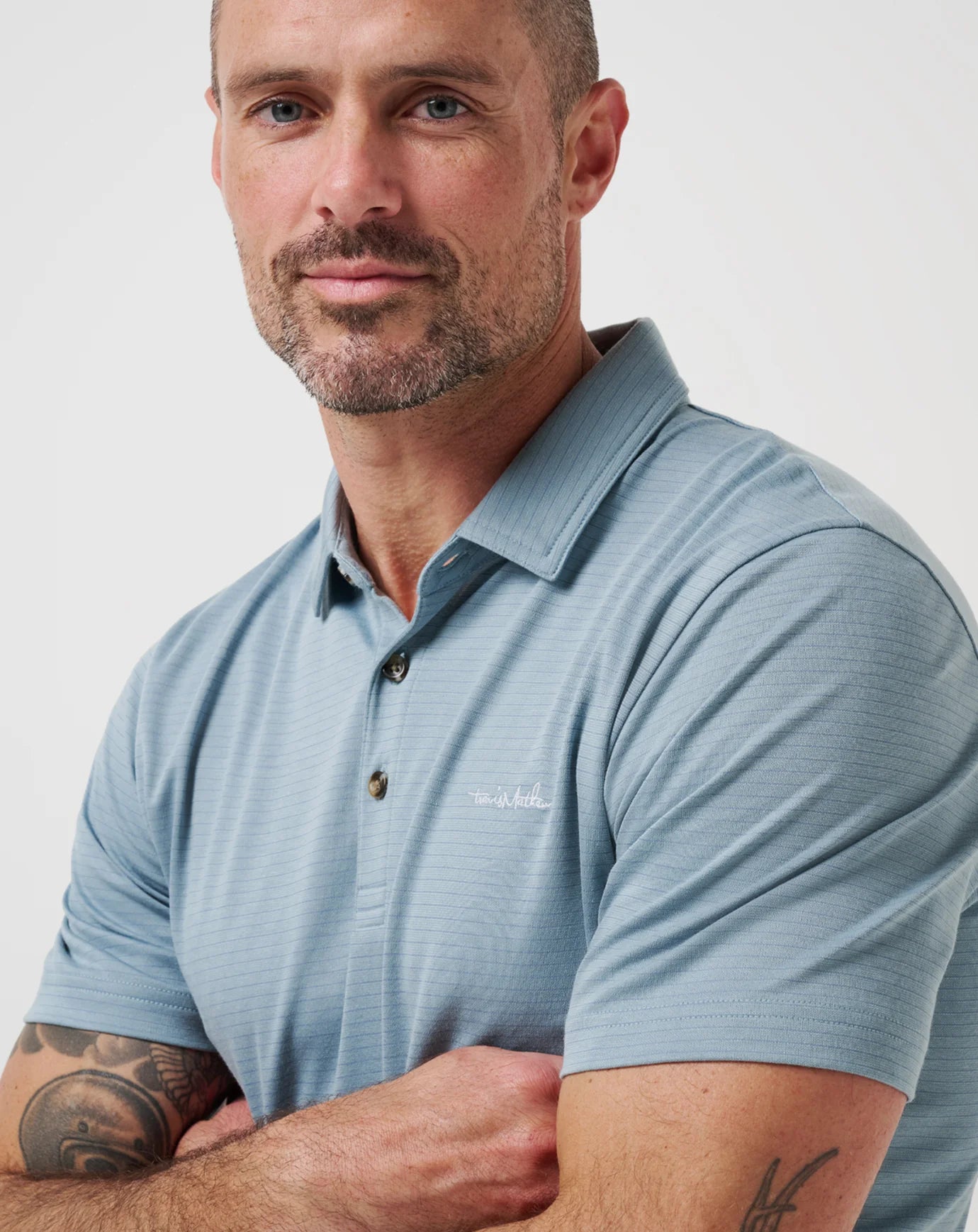 TravisMathew | The Zinna 2.0 Golf Polo | Arona | Blue | Trunk Show