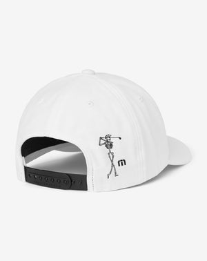 TravisMathew | Golf Sucks Snapback Hat | White