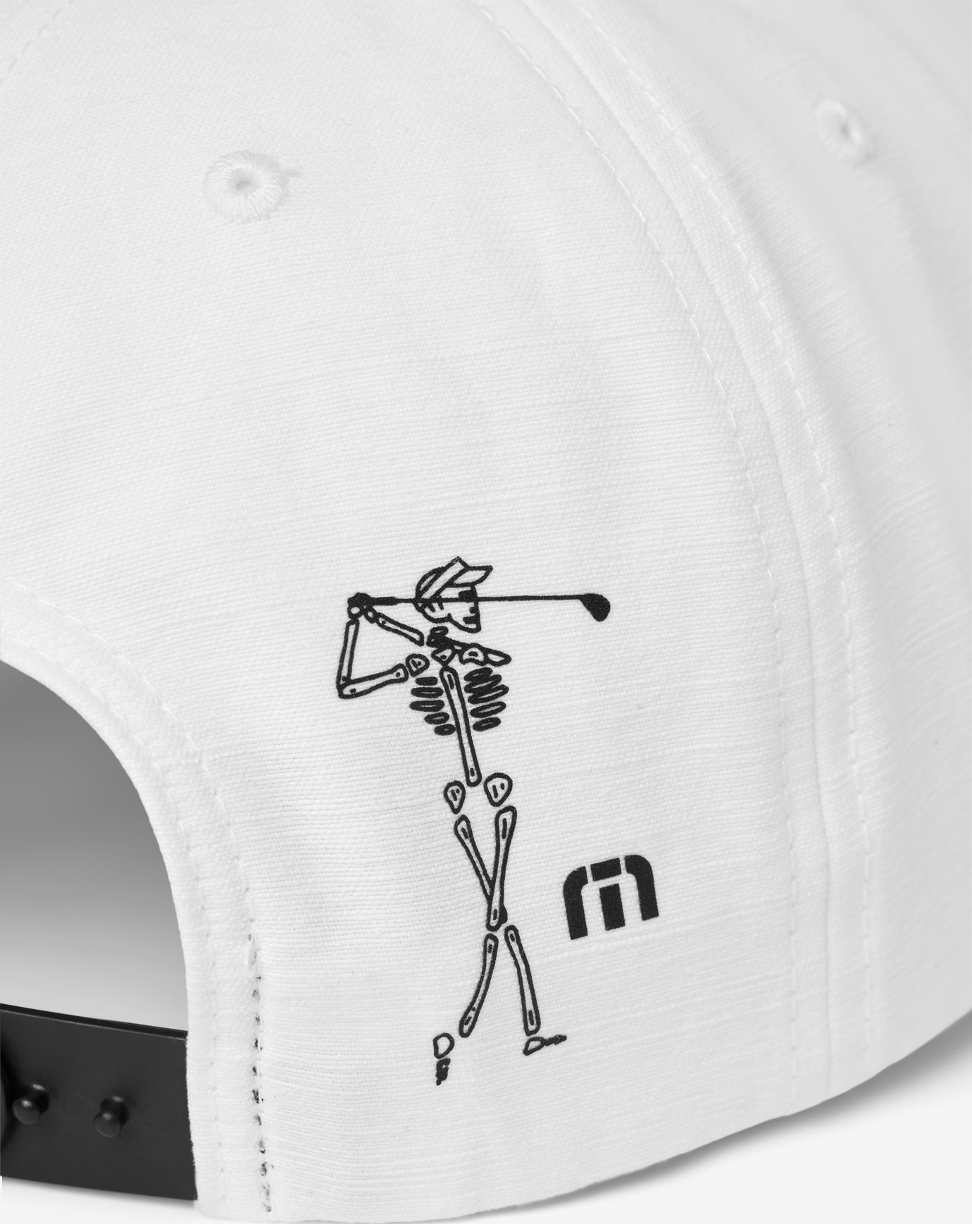 TravisMathew | Golf Sucks Snapback Hat | White