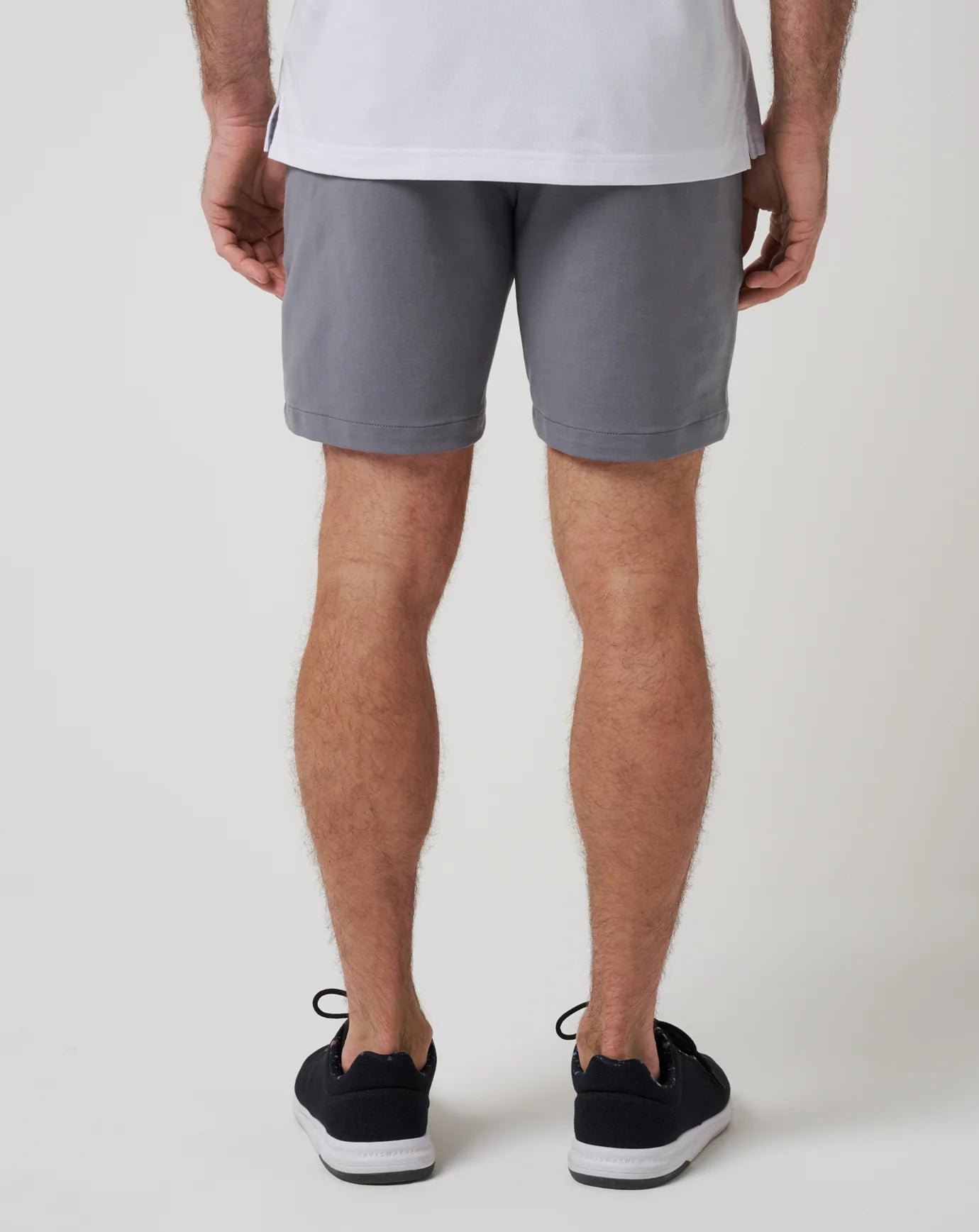 TravisMathew | Stretchknit Short Quiet Shade 8" | Gray | Trunk Show