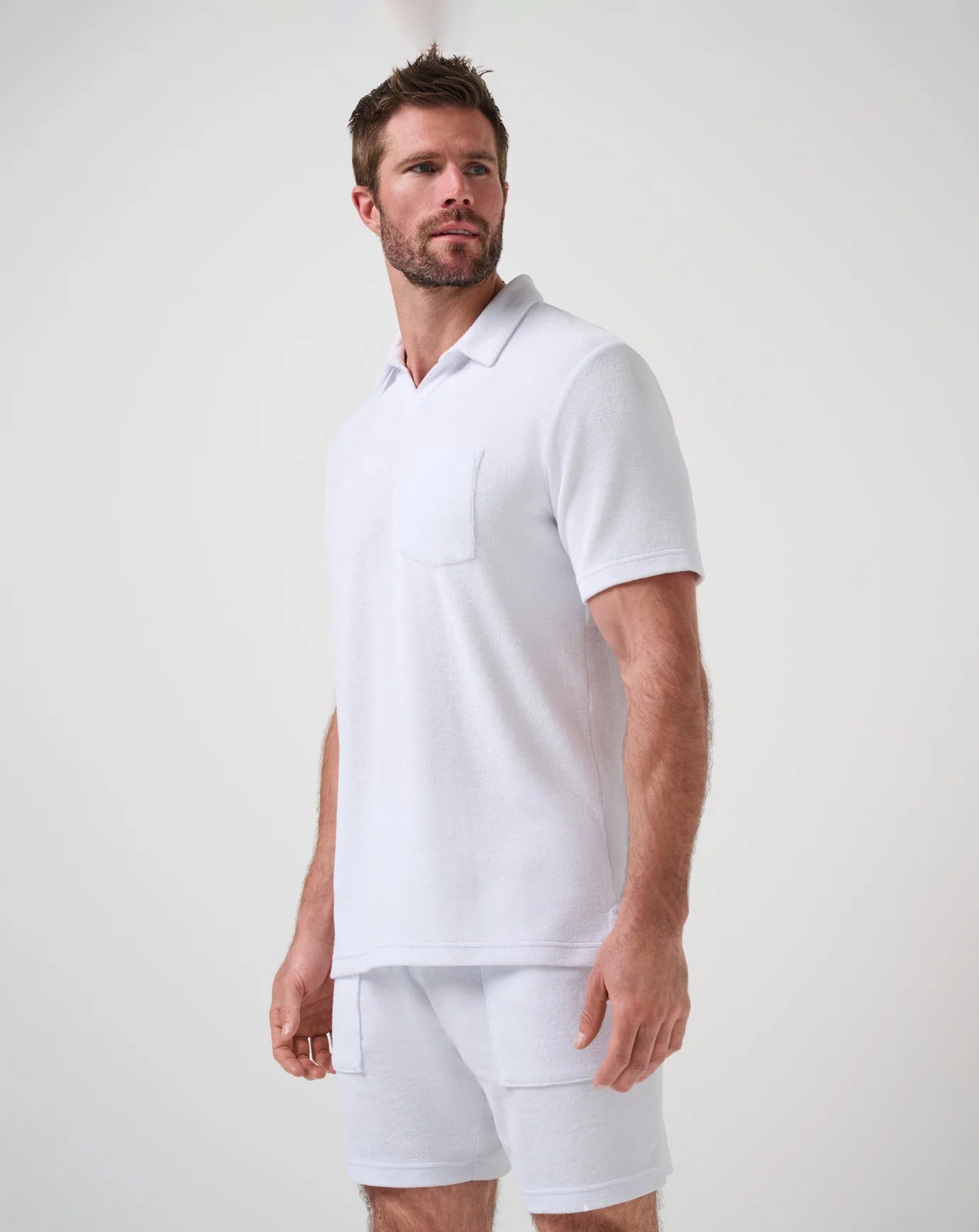 TravisMathew | Beach Club Popover | White | Trunk Show