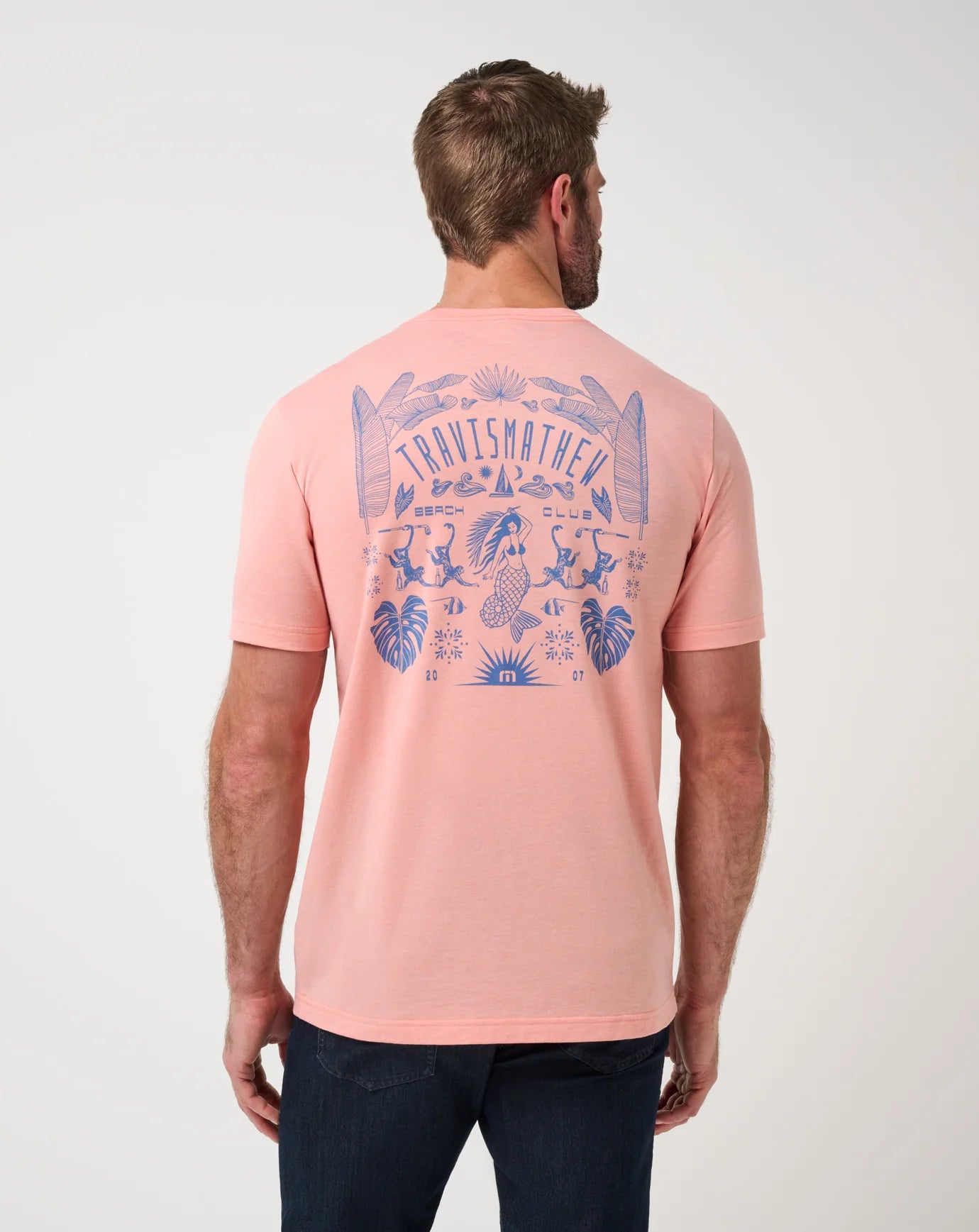 TravisMathew | VIP Only Graphic Tee | Pink