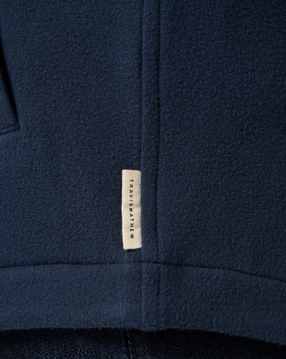 TravisMathew | Peak Fleece Shirt Jacket | Total Eclipse Navy
