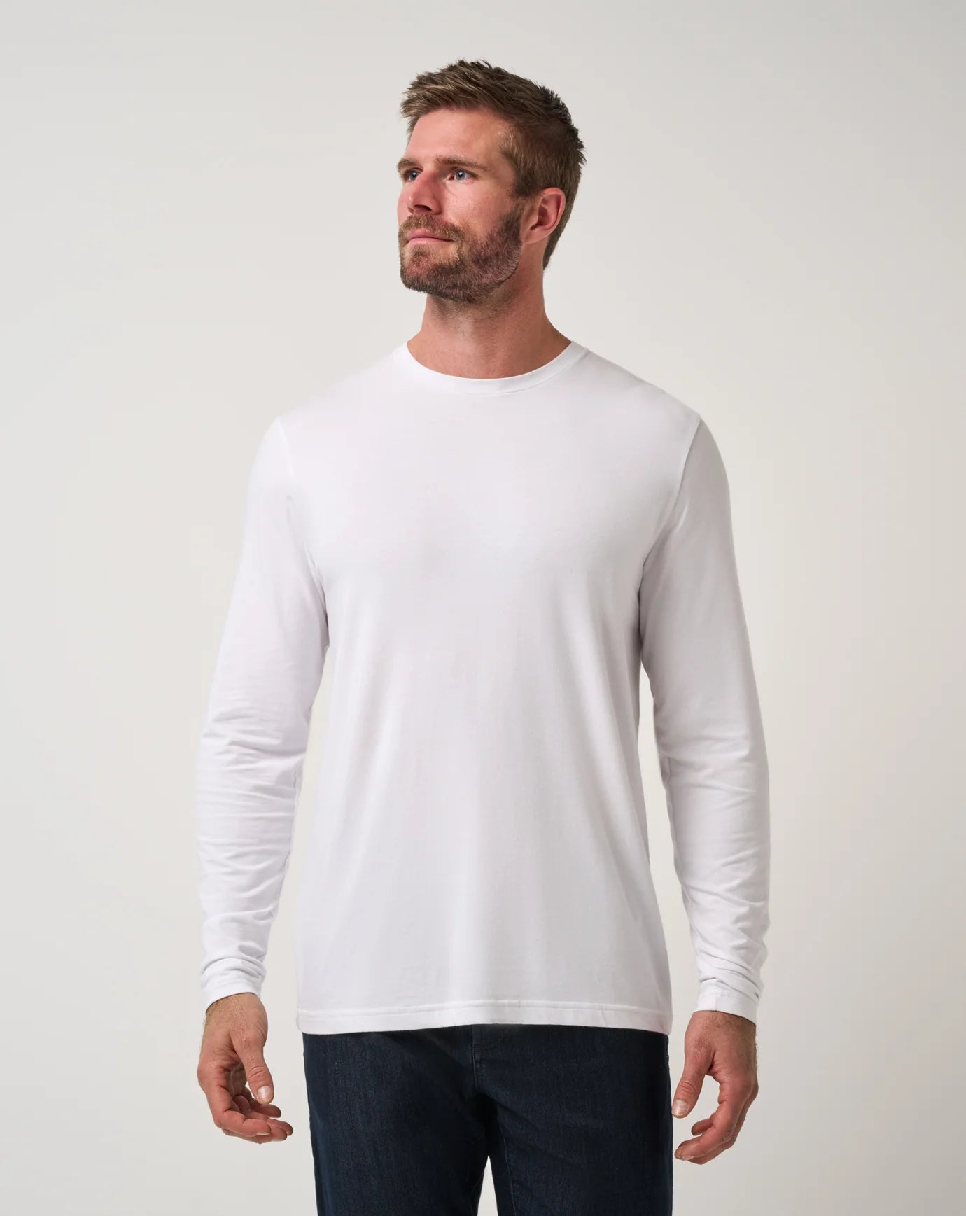 Travis Mathew | Cloud Crew Long Sleeve | White