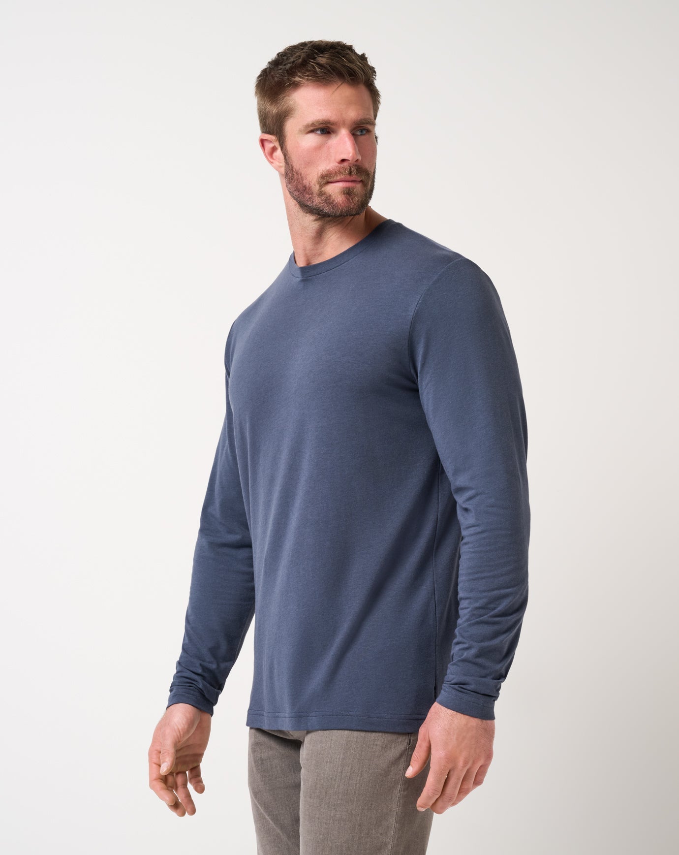 Travis Mathew | Cloud Crew Long Sleeve | Blue Nights