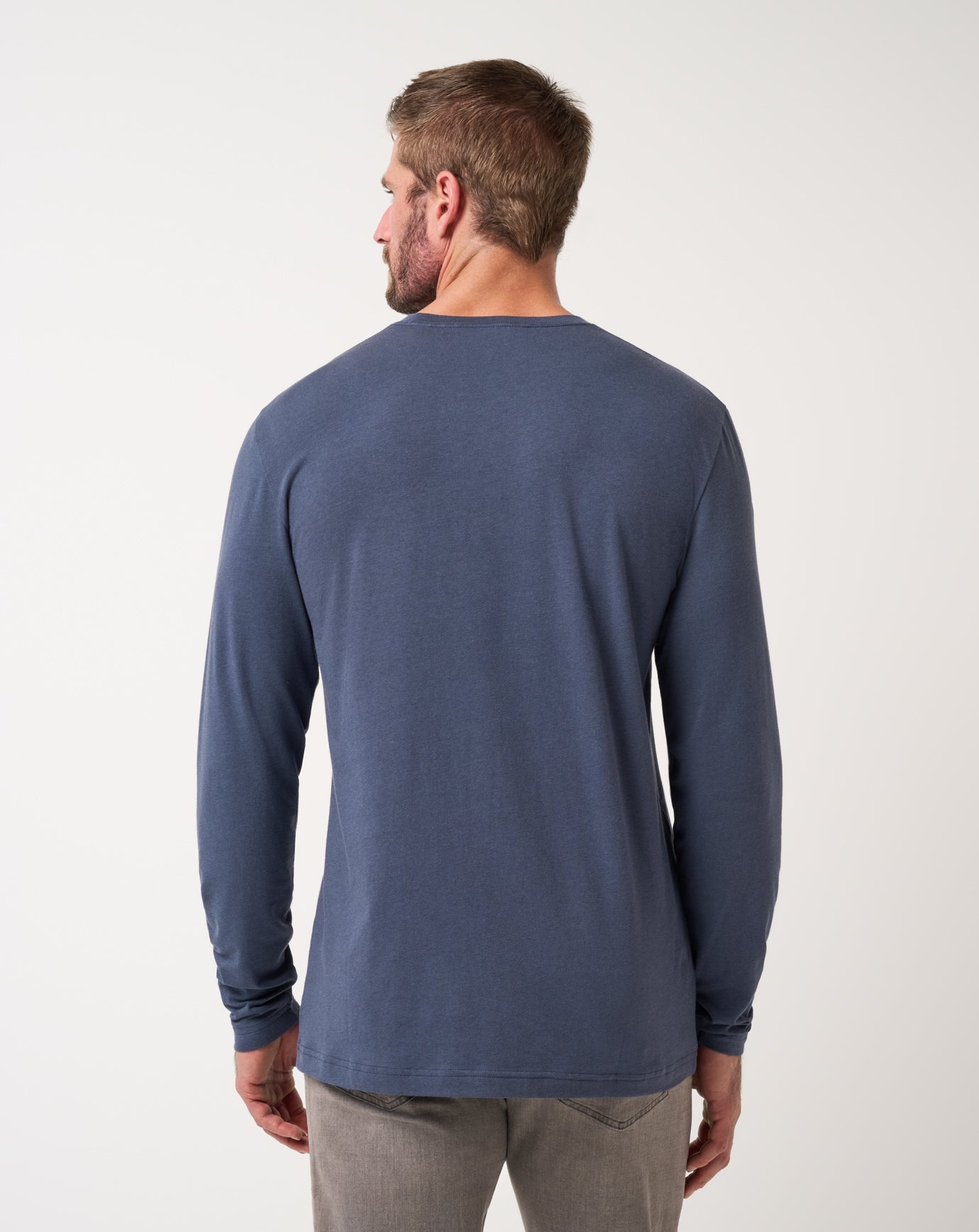 Travis Mathew | Cloud Crew Long Sleeve | Blue Nights