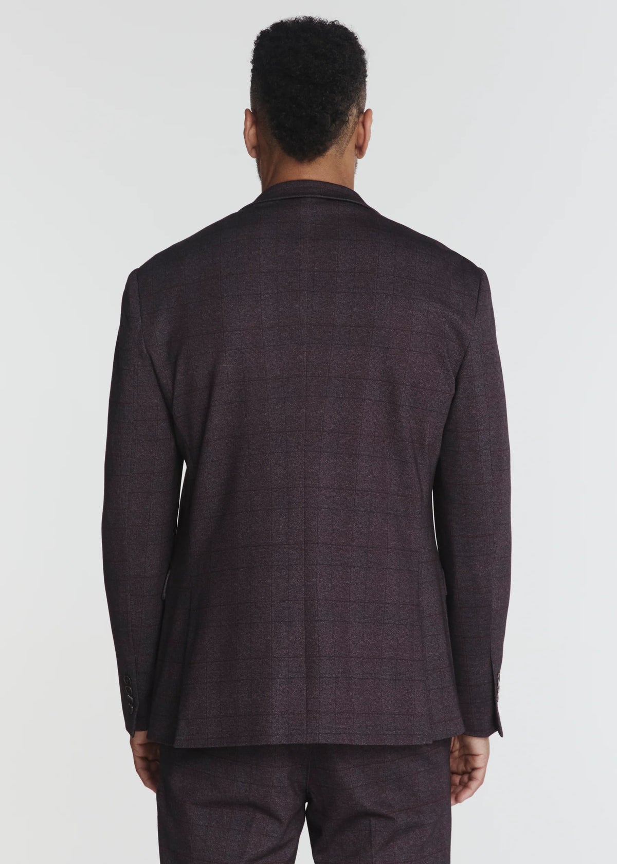 7Diamonds | Alford Stretch Blazer | Dusty Mauve Maroon