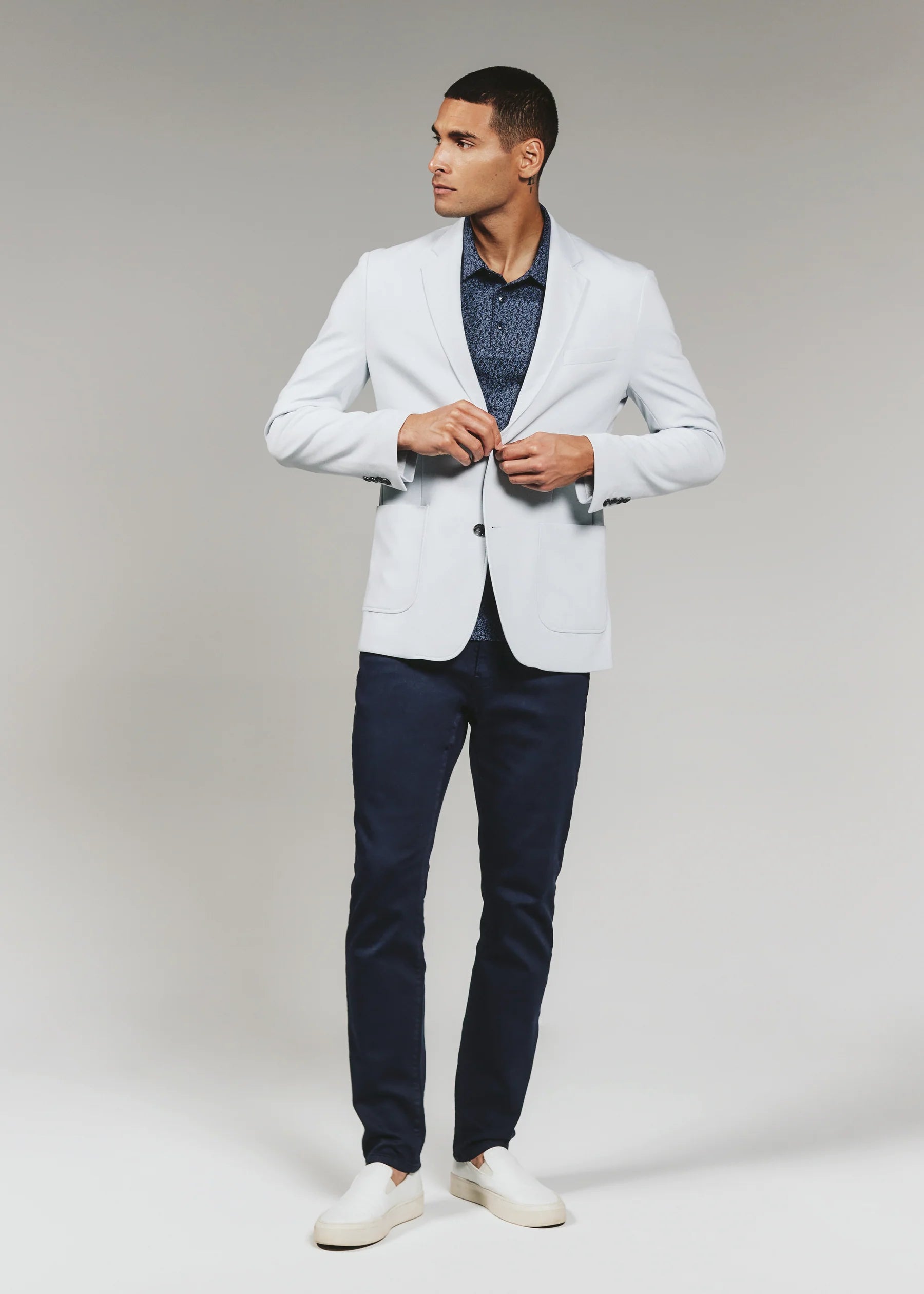 7Diamonds | Hamilton Stretch Blazer | Gray