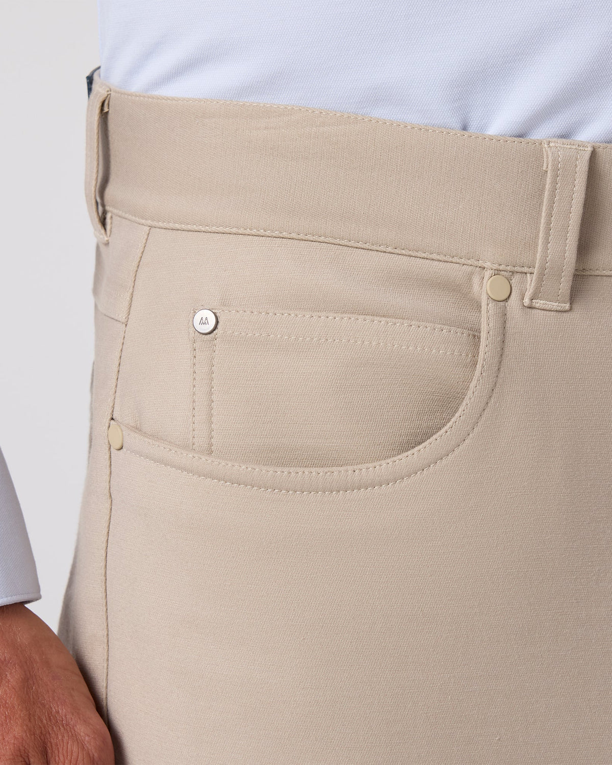 Mizzen+Main | Mayfield 5 Pocket Pant | Light Khaki Beige
