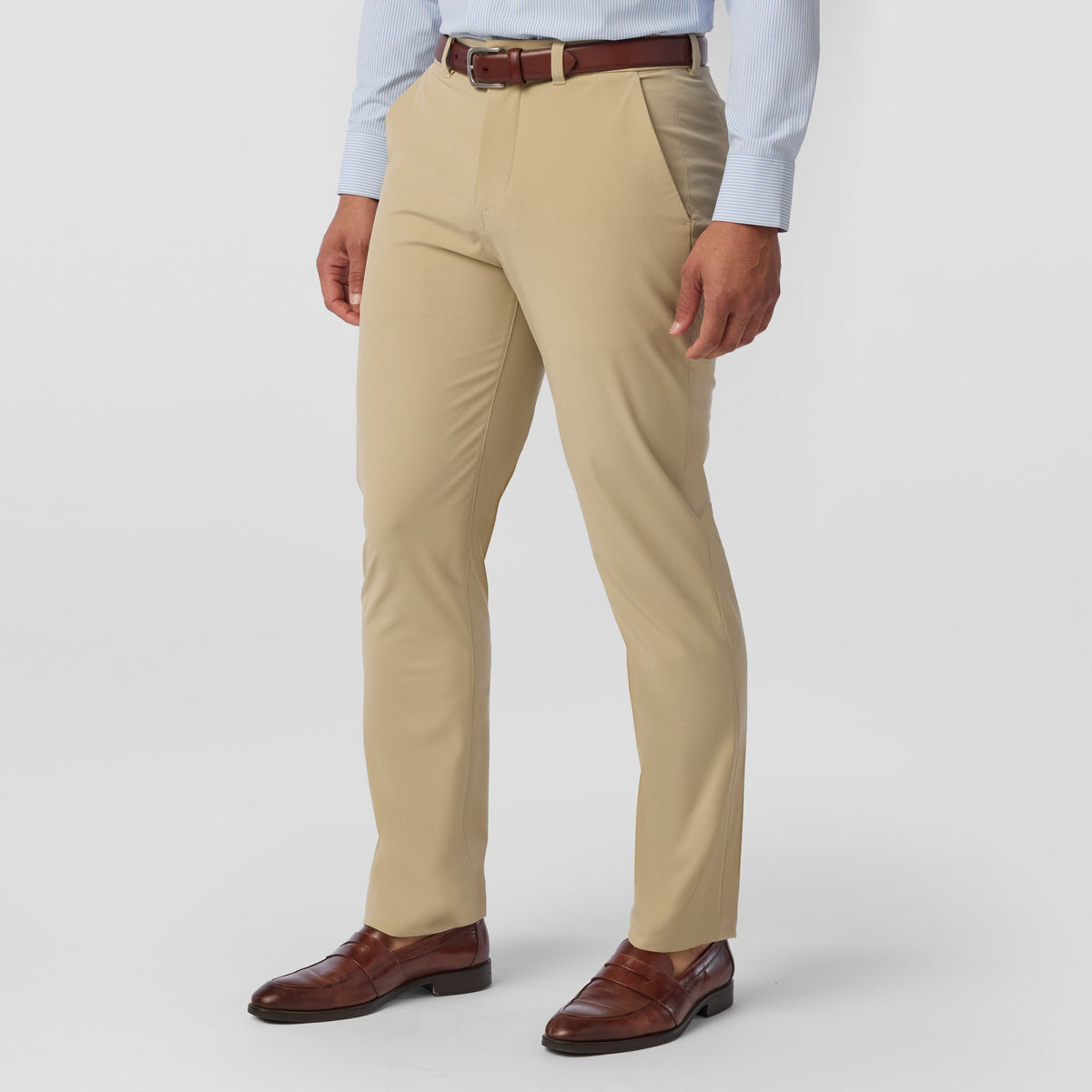 Mizzen+Main | Helmsman Athletic Fit Chino Pant | Light Khaki | Trunk Show Special