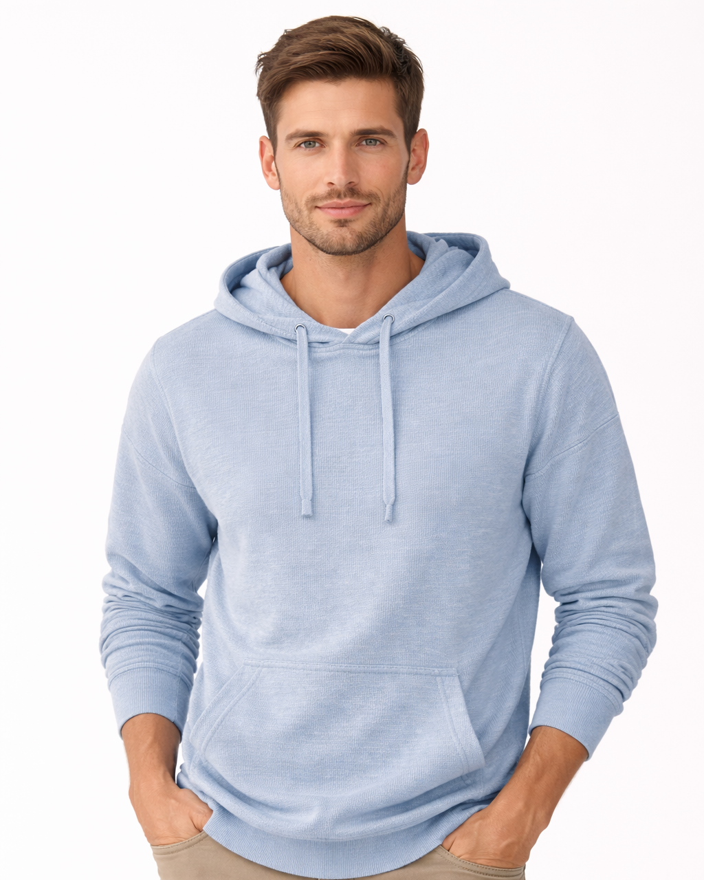 Faherty | Sunwashed Slub Hoodie Isle | Blue