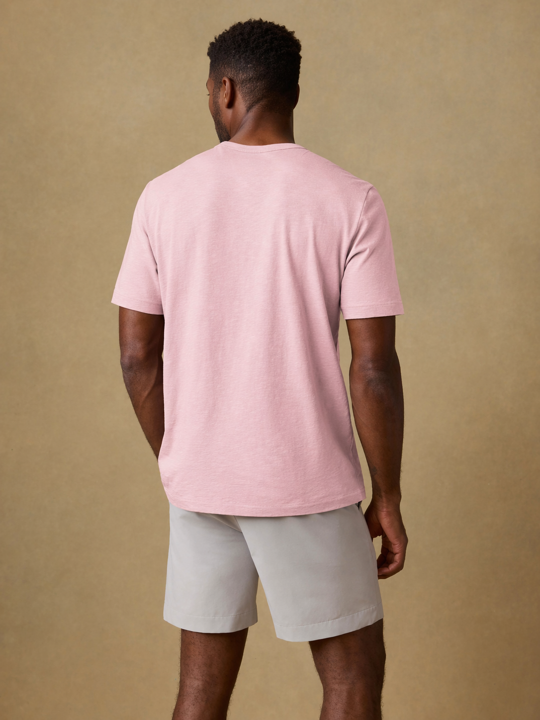 Faherty | Sunwashed Regenerative Pocket Tee | Pink