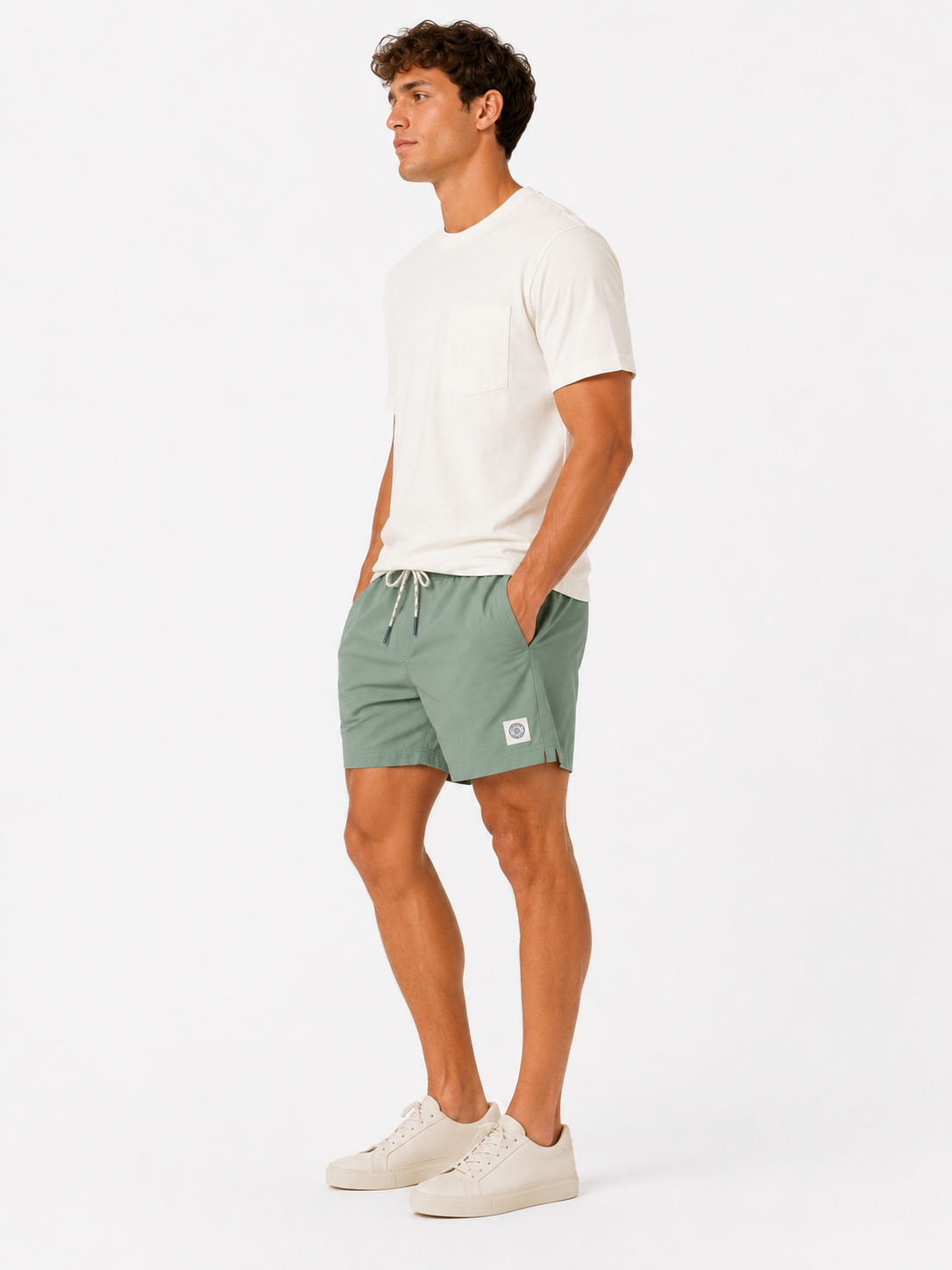 Long Wharf | SeaWell® Swim Shorts | Green