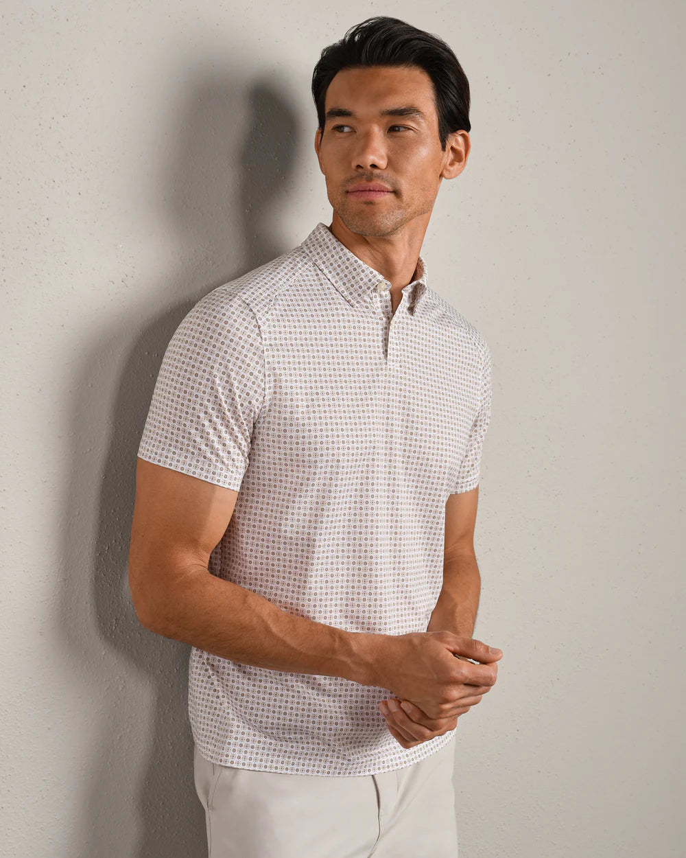 Rhone | Commuter® Polo Bone Foulard | Beige