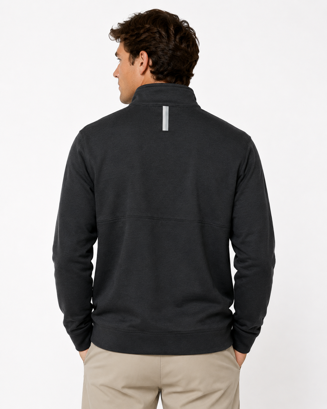 Rhoback | Knoll Performance Half-Zip | Midnight Black