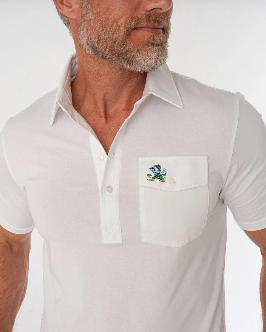Criquet | Performance Players Shirt Leprechaun | White