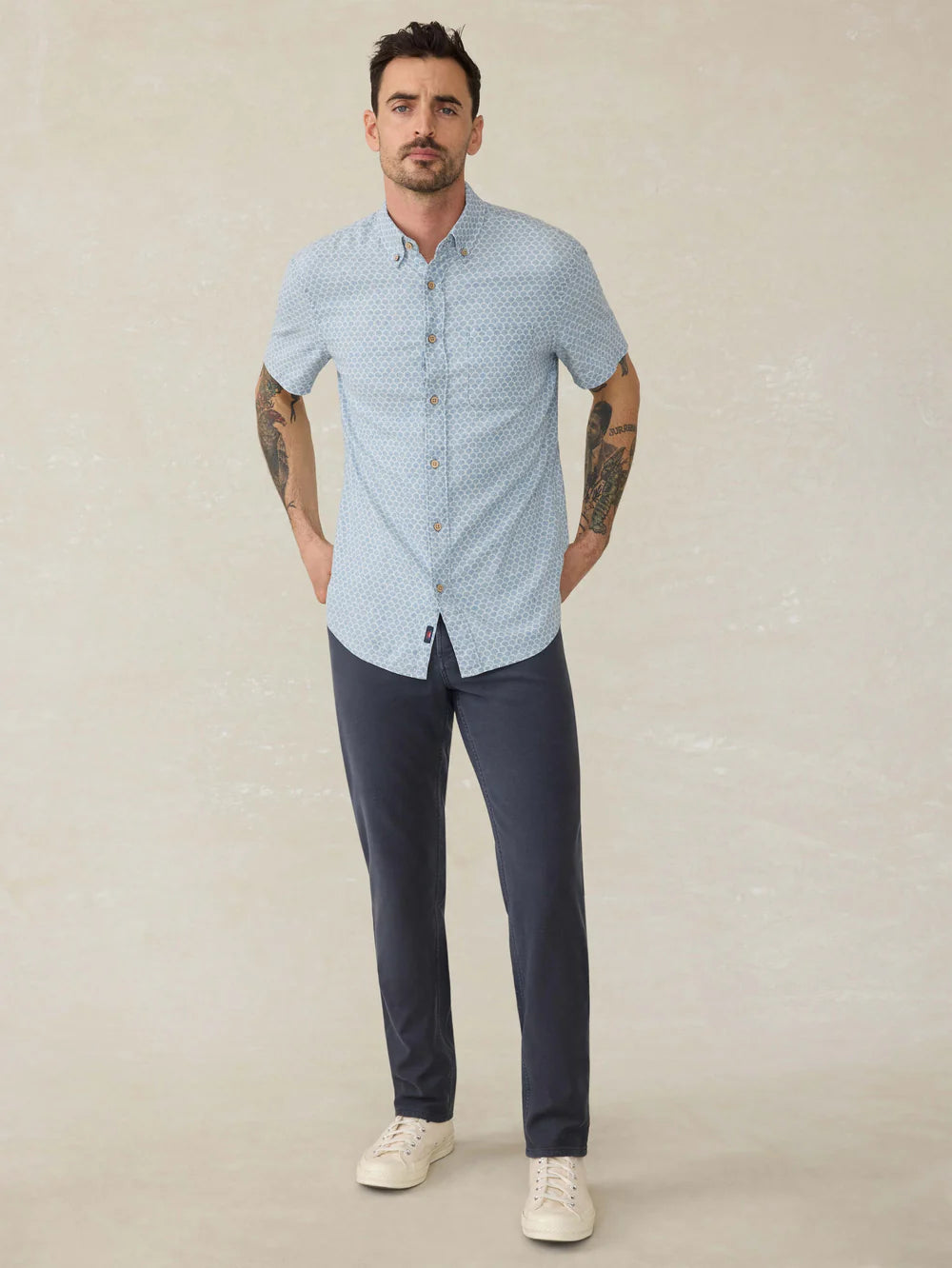 Stretch Terry 5-Pocket Pant