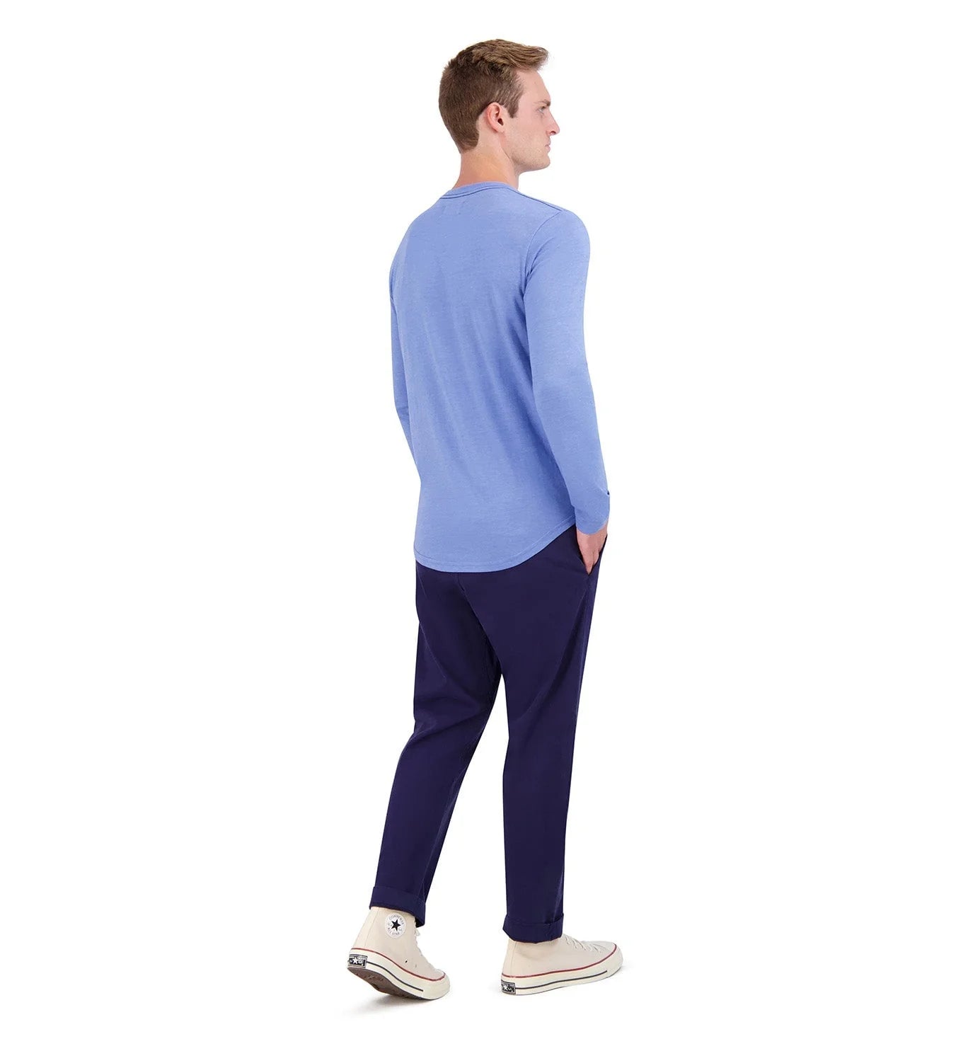 LS Tri-Blend Scallop Crew
