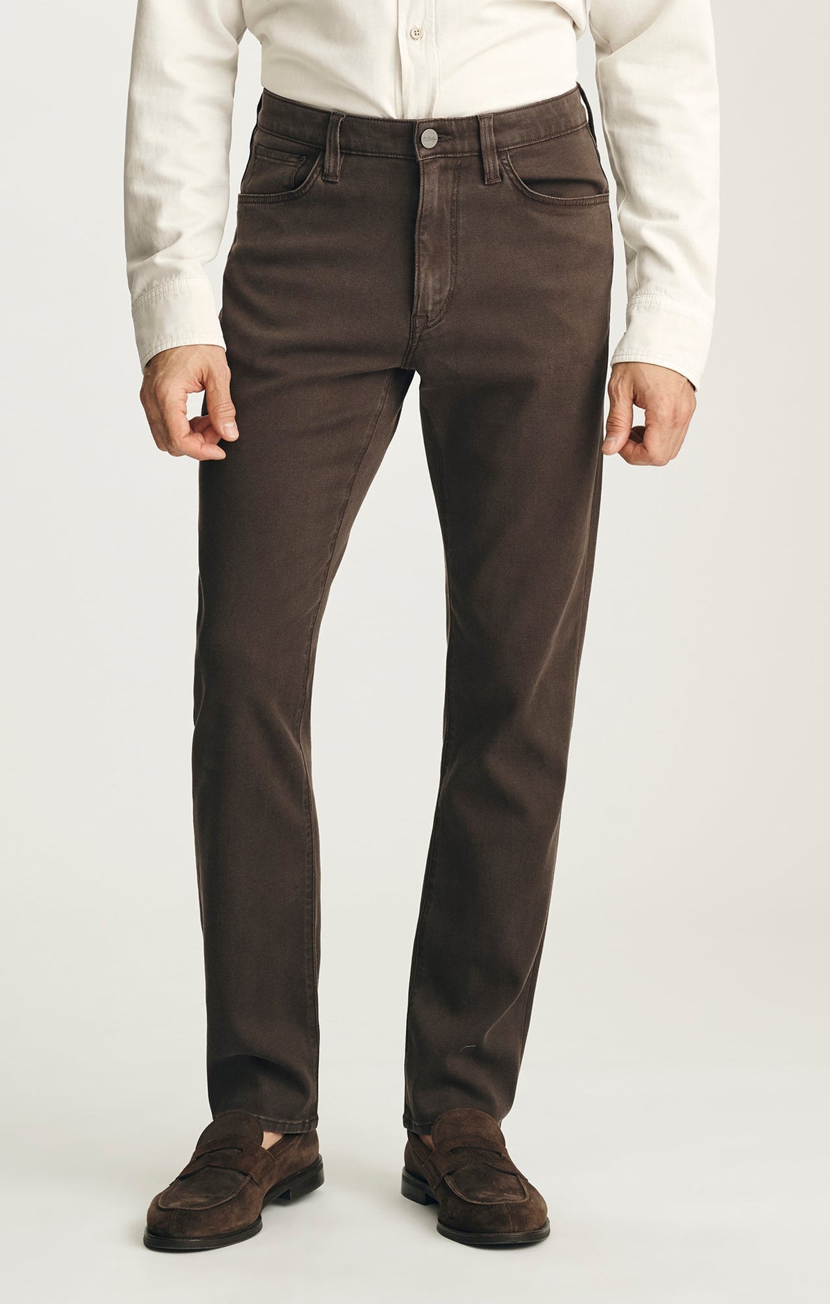 34 Heritage | Courage Straight Leg Pants | Chocolate Cloud Luxe Brown