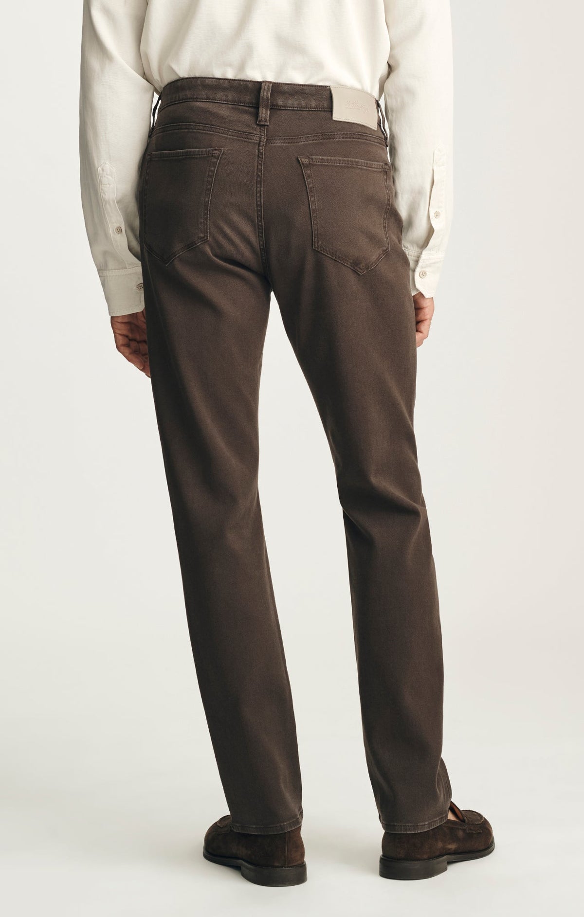 34 Heritage | Courage Straight Leg Pants | Chocolate Cloud Luxe Brown