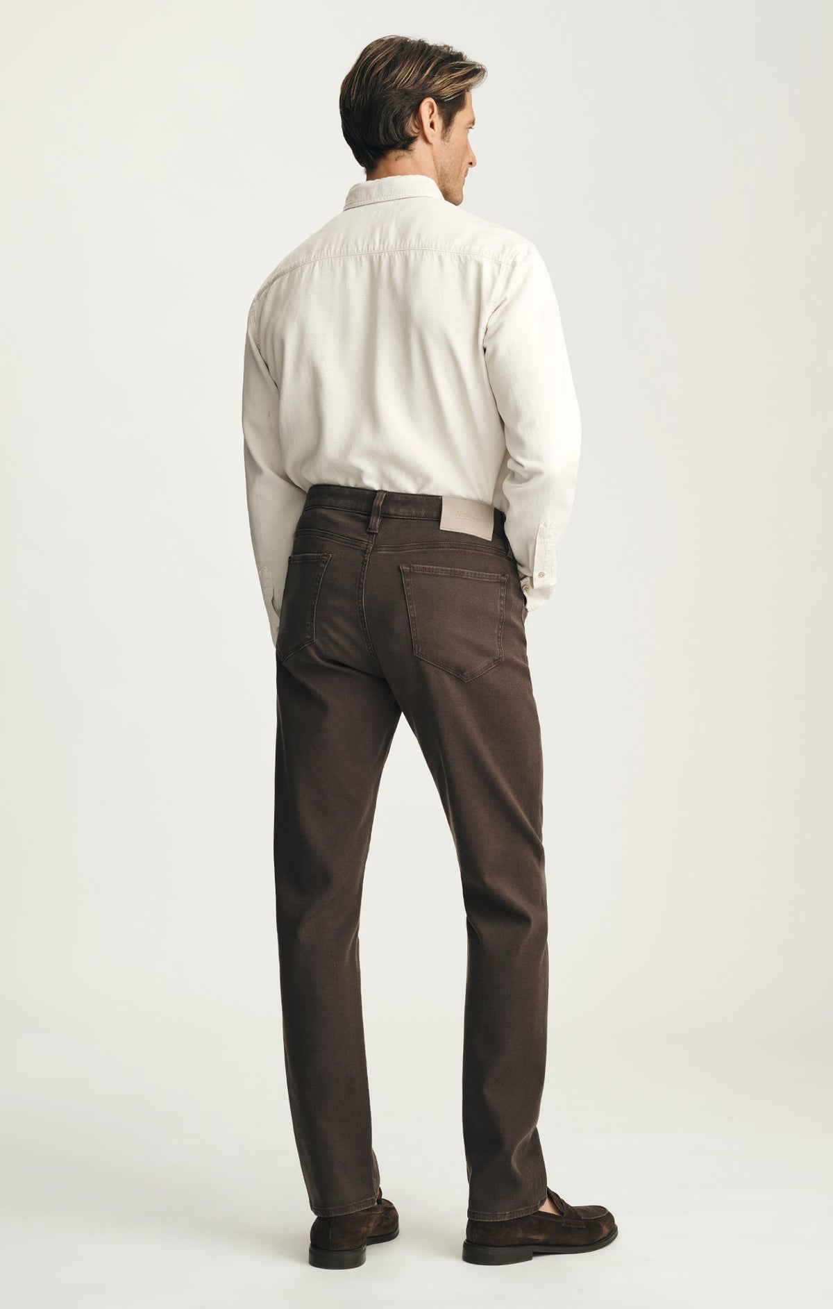 34 Heritage | Courage Straight Leg Pants | Chocolate Cloud Luxe Brown