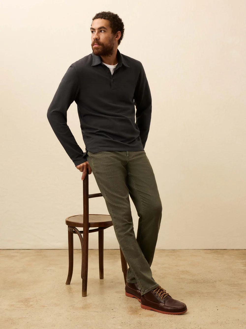 Stretch Terry 5-Pocket Pant