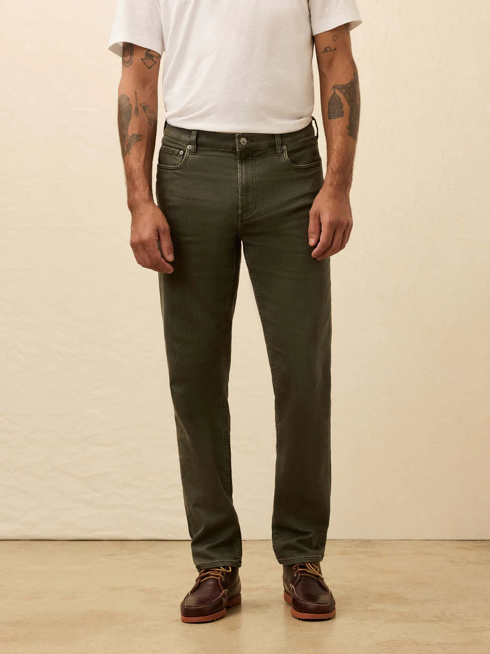 Stretch Terry 5-Pocket Pant
