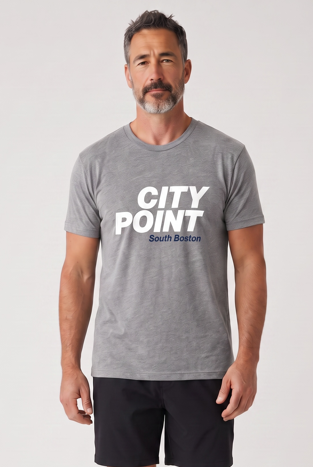 The Point | City Point Tee | Dark Heather Gray