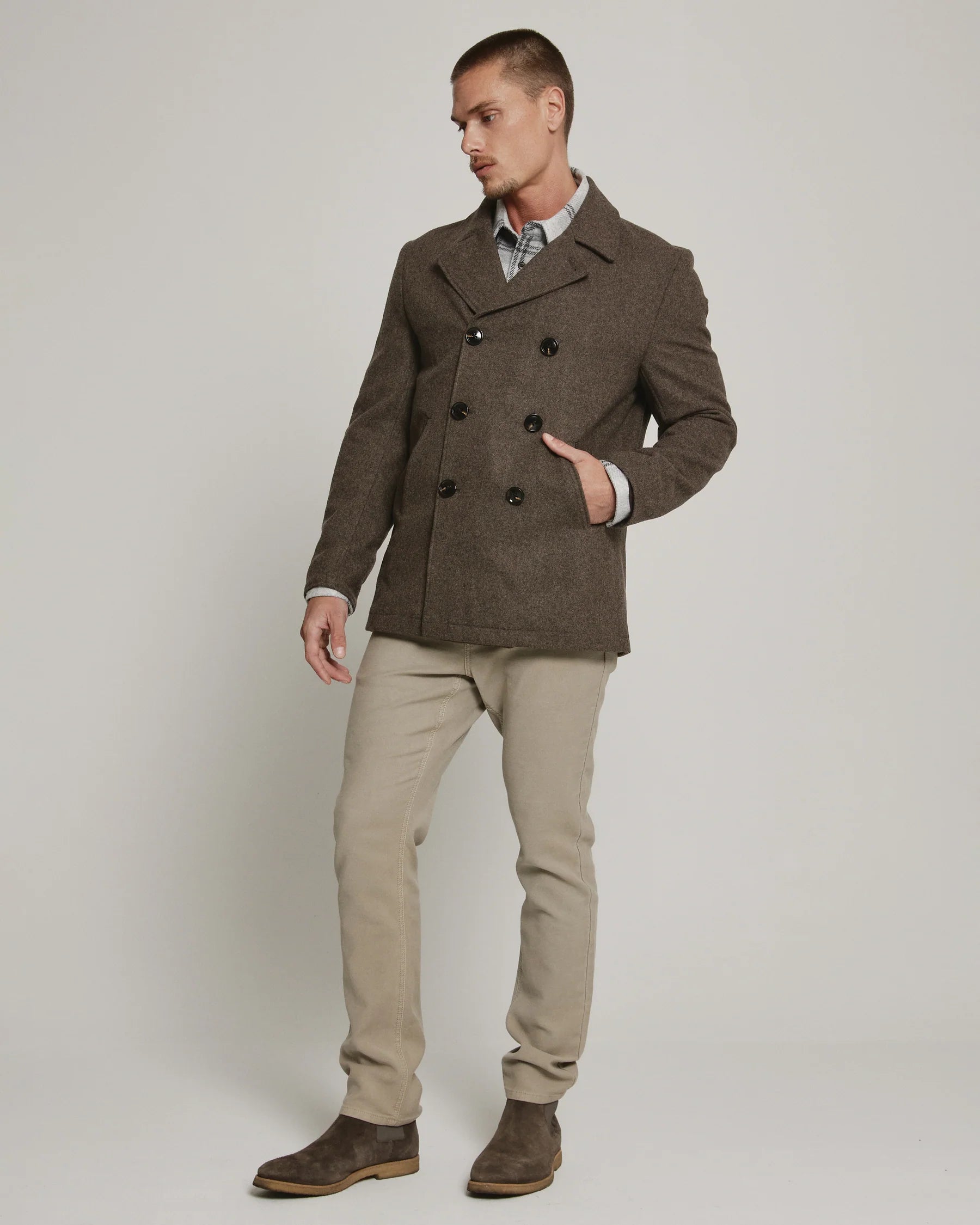 Generation Wool Peacoat