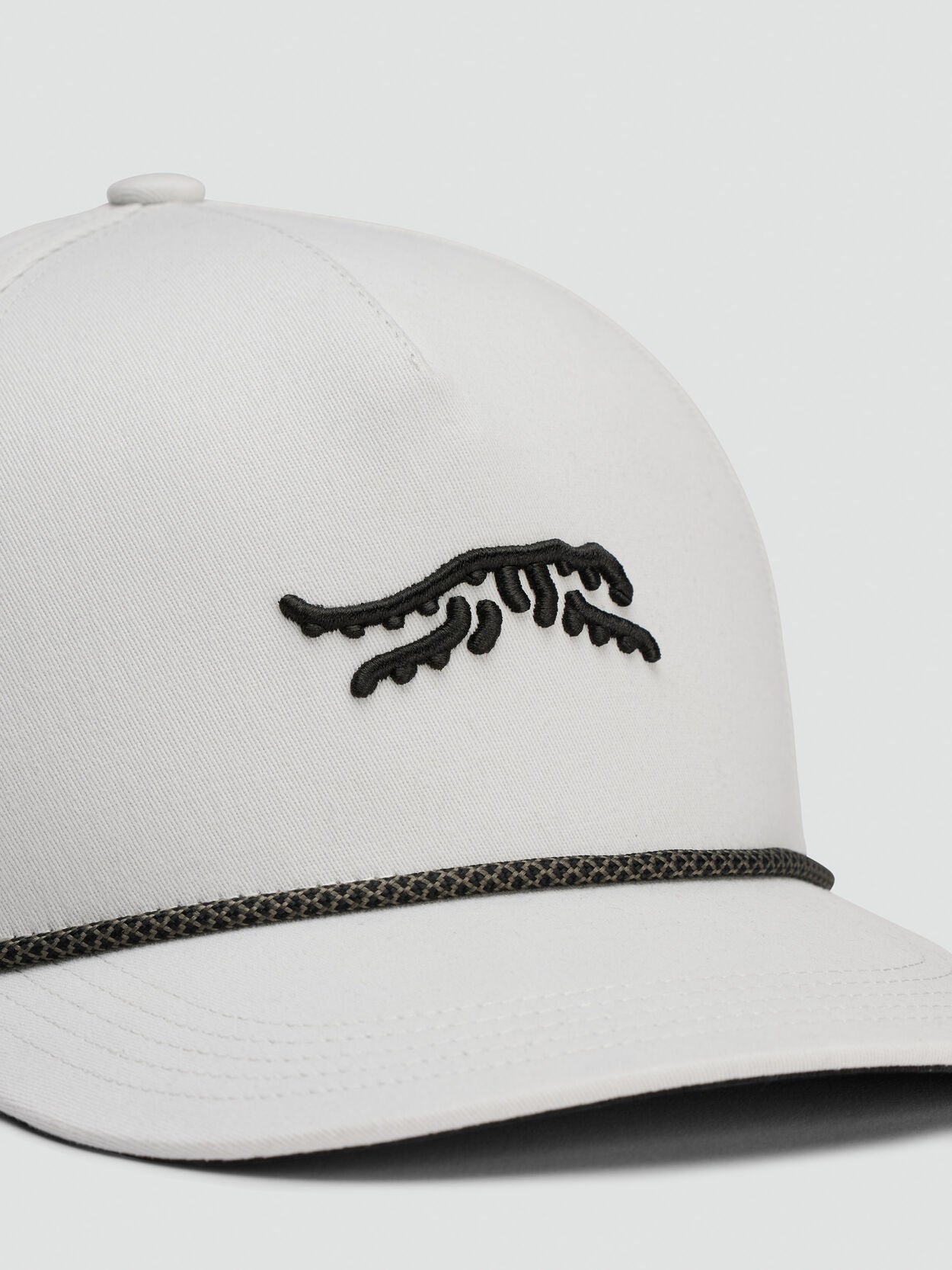 SUN DAY RED | Icon Performance Rope 5 Panel Snapback Hat | Gray