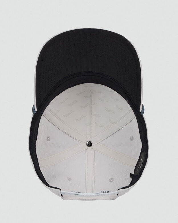 SUN DAY RED | Pioneer Performance Rope 5 Panel Snapback Hat | Gray