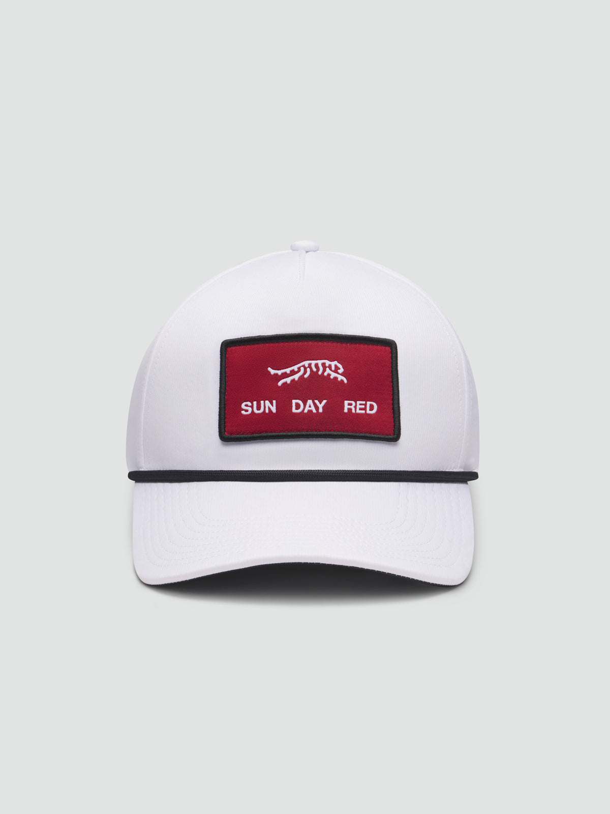 Sun Day Red | Pioneer Performance Rope 5 Panel Snapback Hat | White/Red