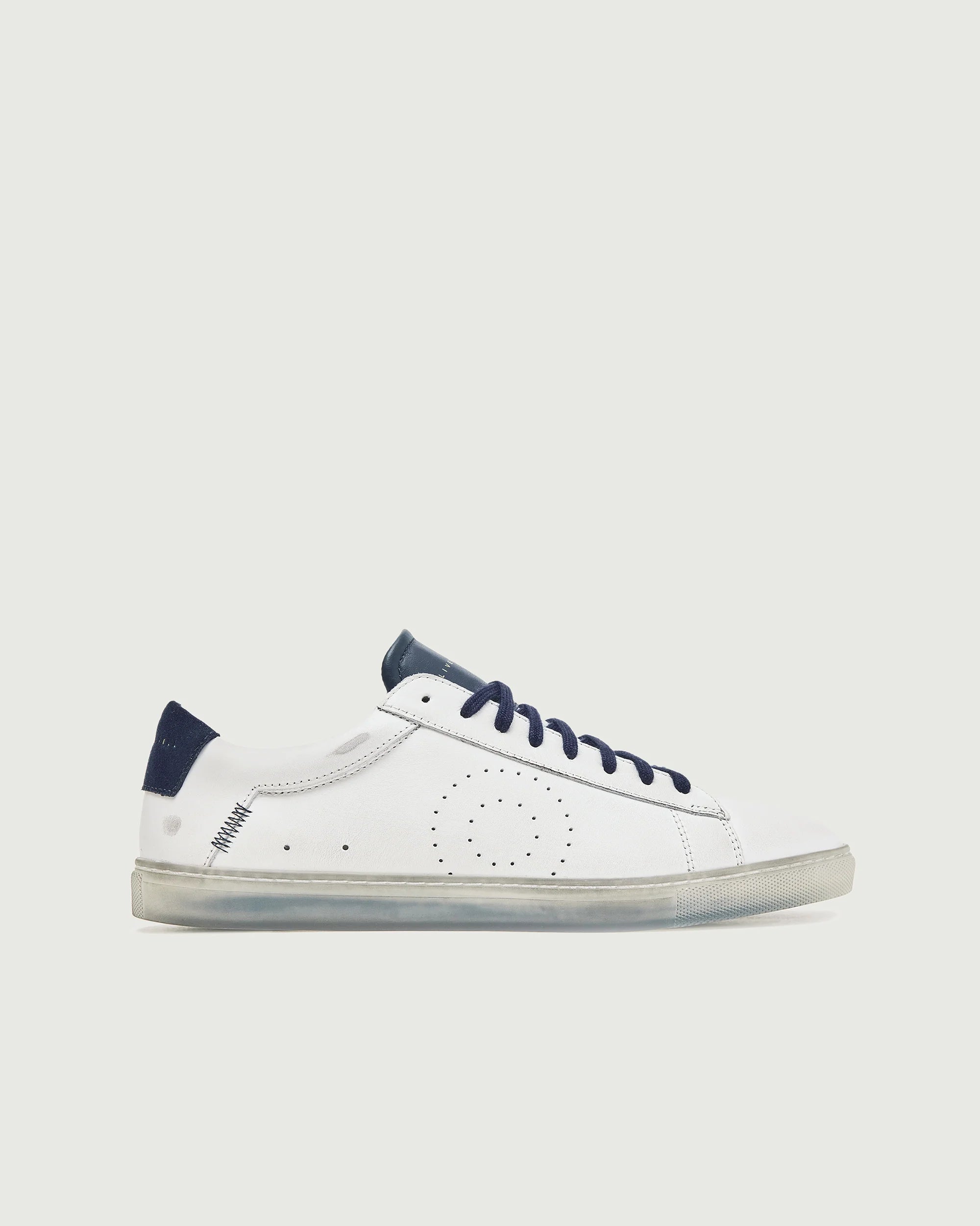 Oliver Cabell | Low 1 Navy Yin Yang Subdued | White