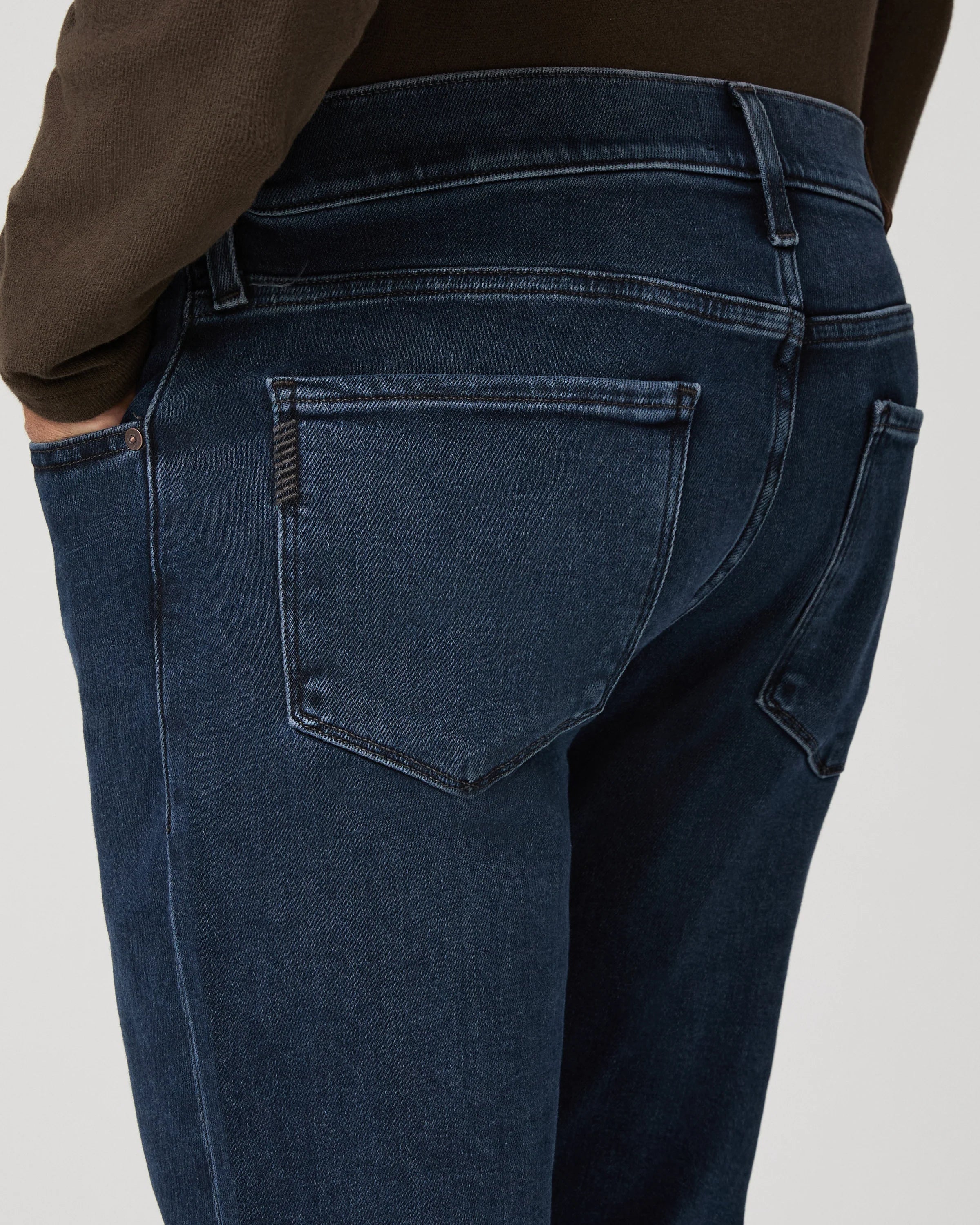 Paige | Federal 32" Slim Straight Jean | Wisner Blue